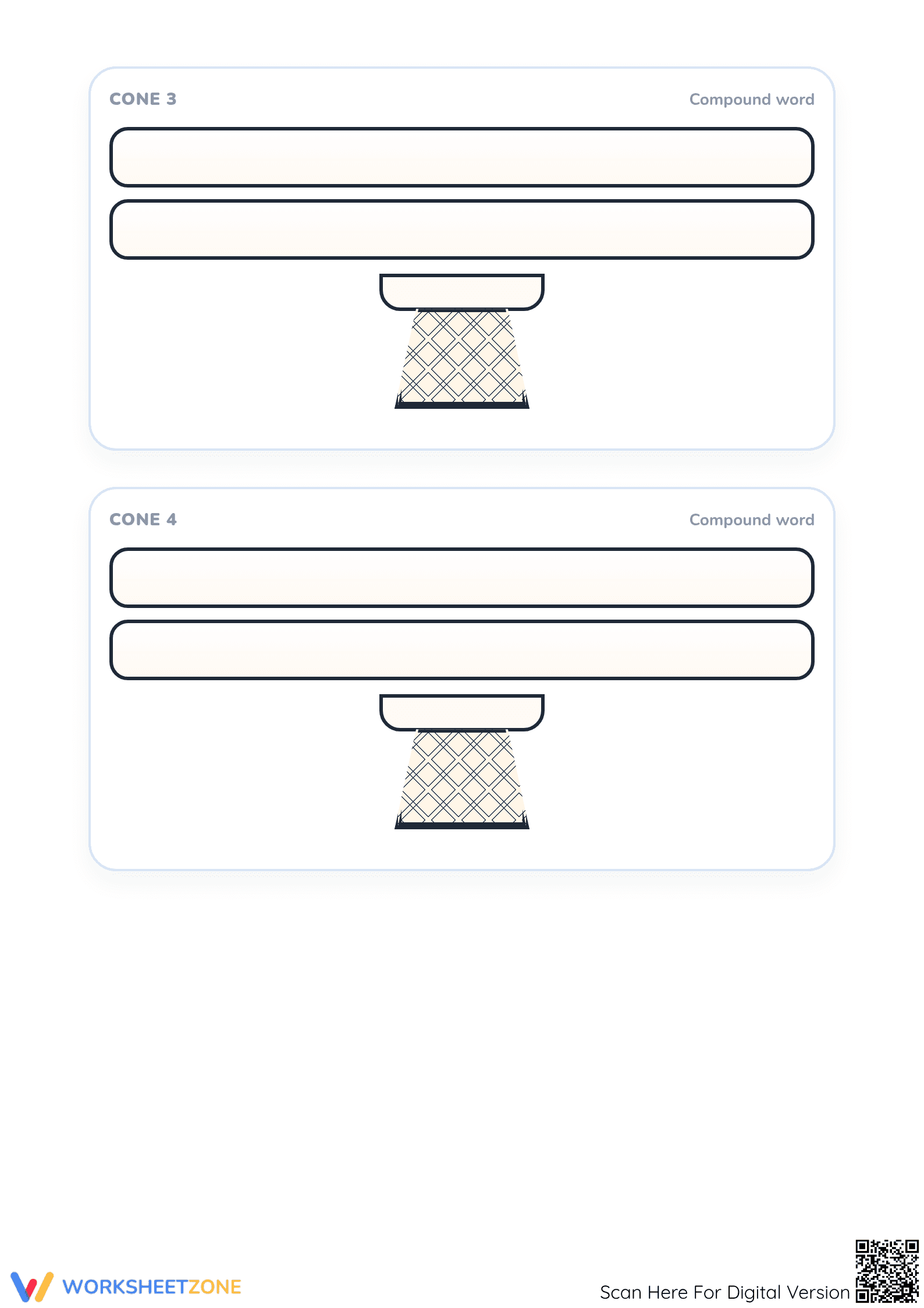 Printable Compound Word Cut and Paste Worksheet | Grades 1-3 - Page 3