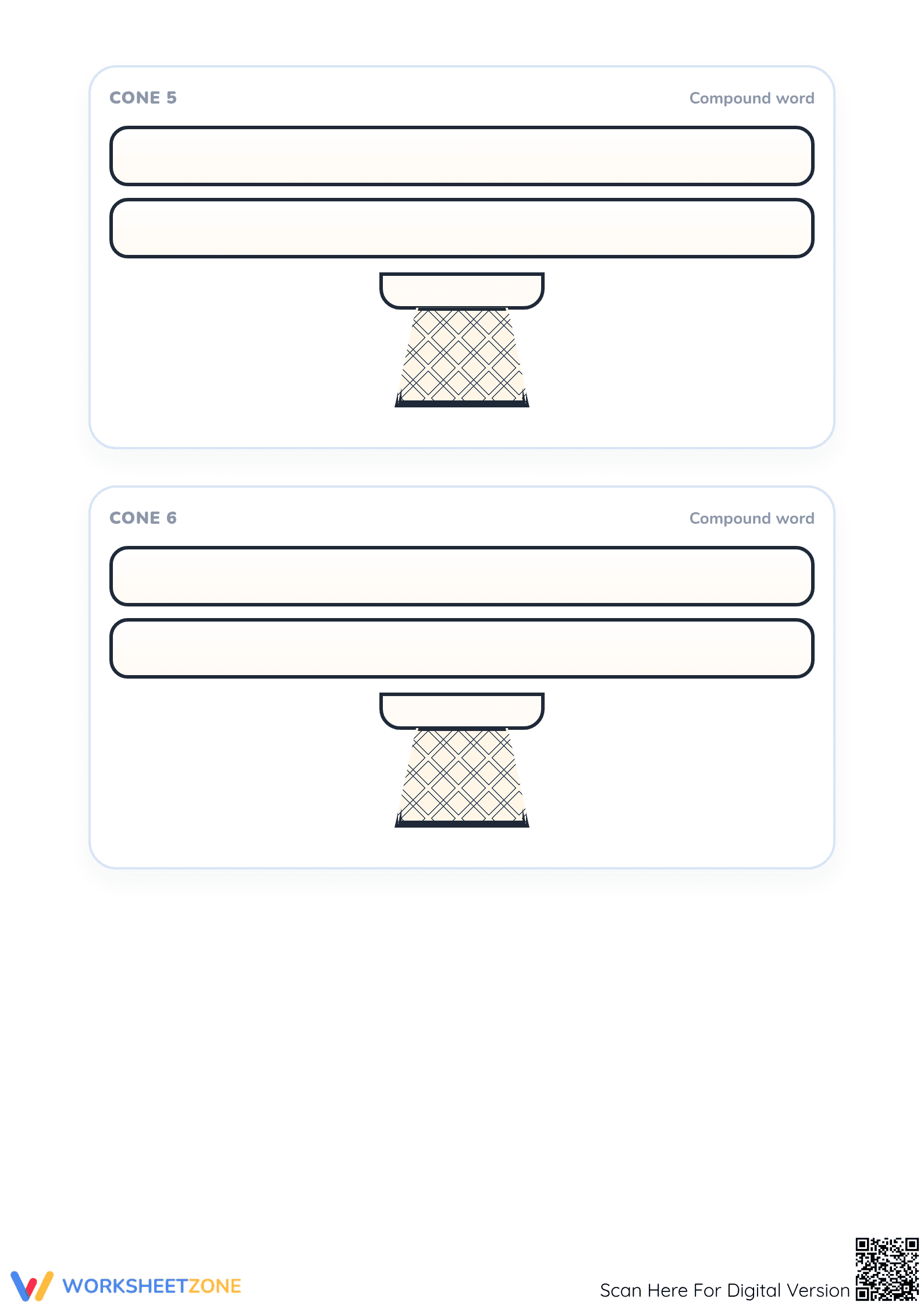 Printable Compound Word Cut and Paste Worksheet | Grades 1-3 - Page 4
