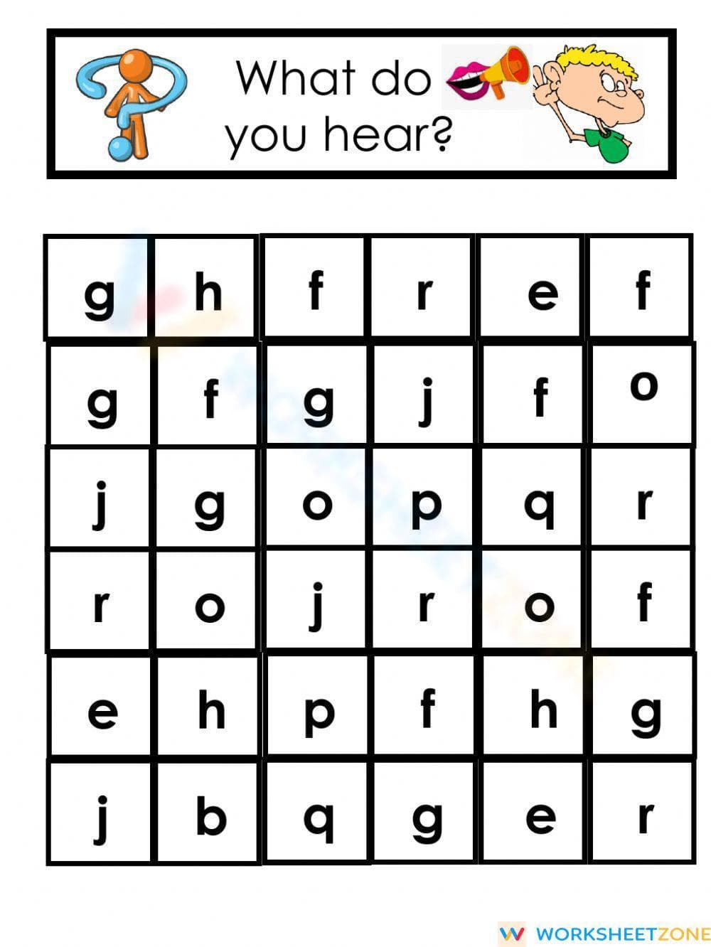 Grade K Alphabet Practice — Printable No-Prep Worksheet - Page 2