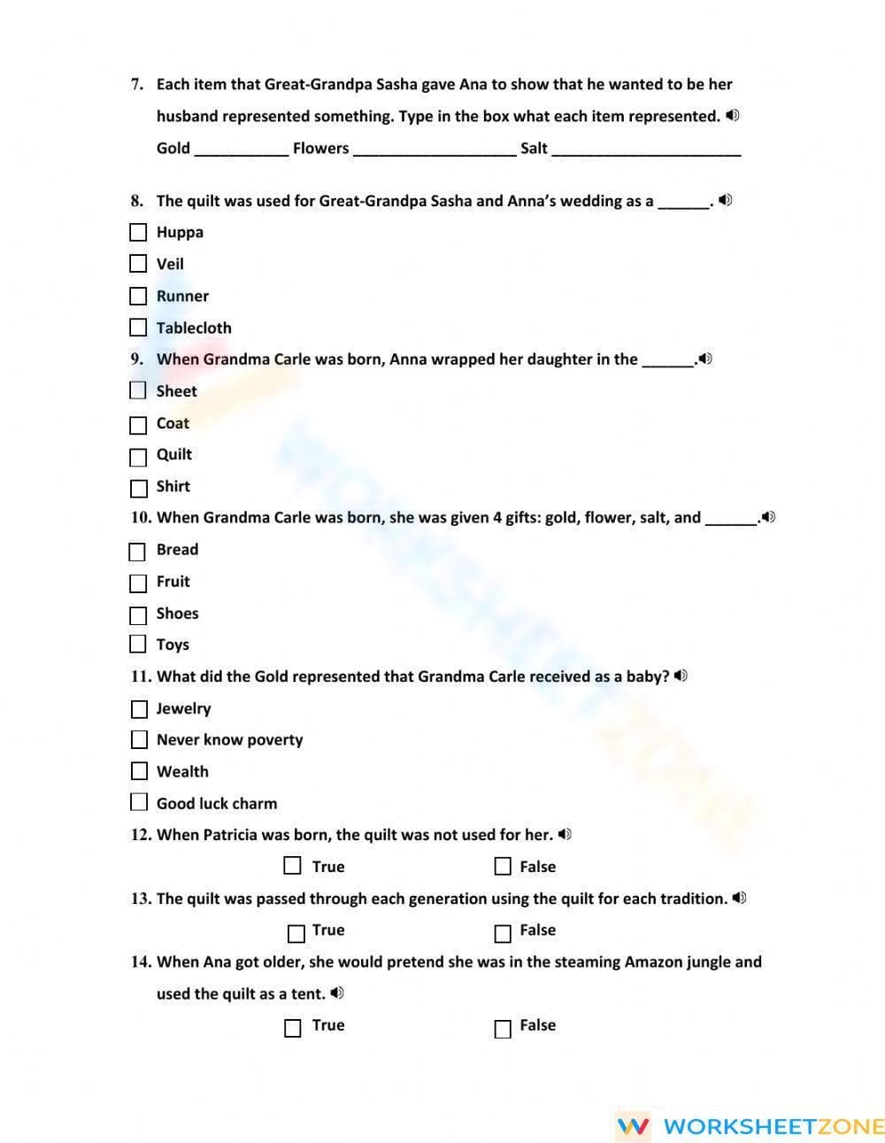 Grade 4 Story Sequence — Printable No-Prep Worksheet - Page 2