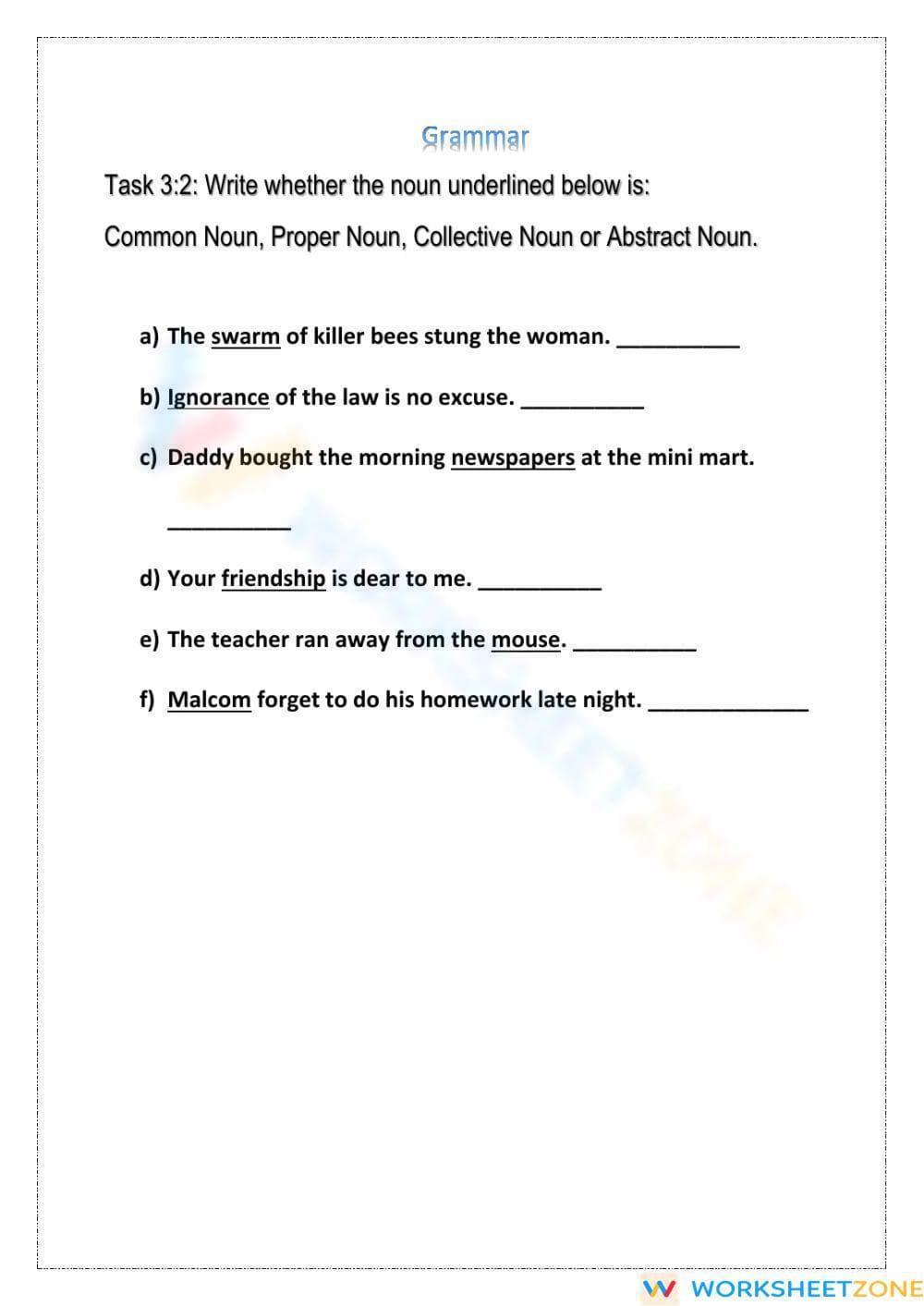Grade 2 Language Mechanics — Printable No-Prep Worksheet - Page 4