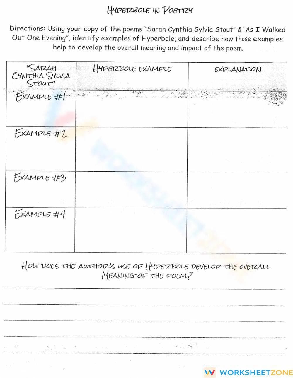 Essential Poetry Analysis Packet | Grade 9-11 ELA - Page 2