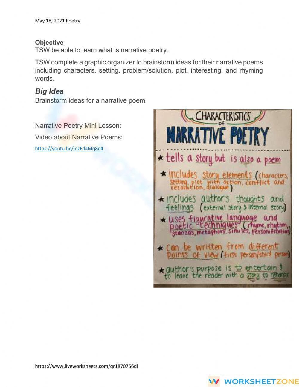 Narrative Writing and Poetry - Page 2