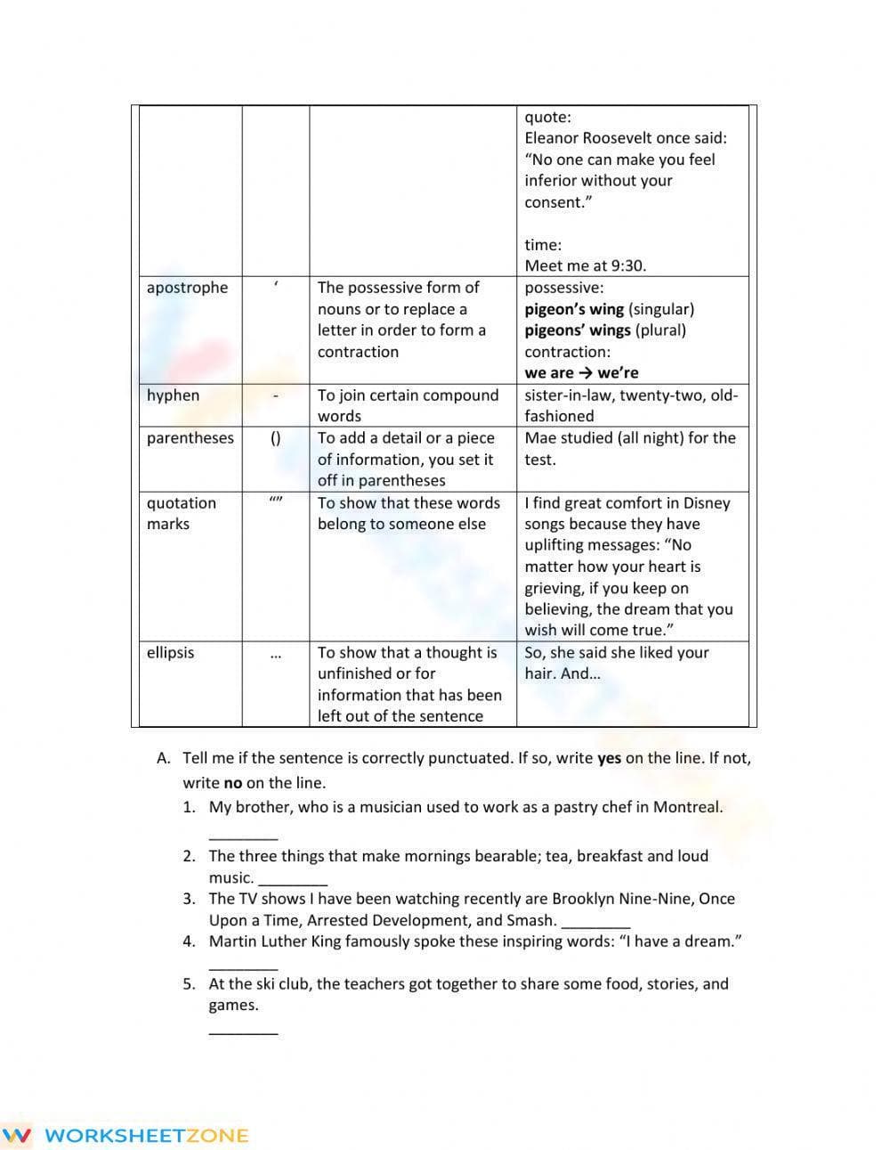 Punctuation - Page 2