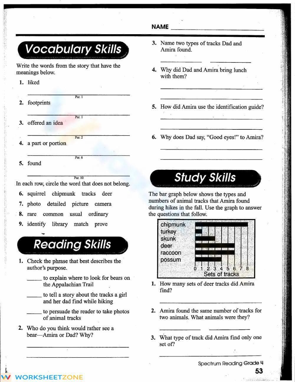 Grade 4 Reading Comprehension Worksheet | Ready & Aligned - Page 2