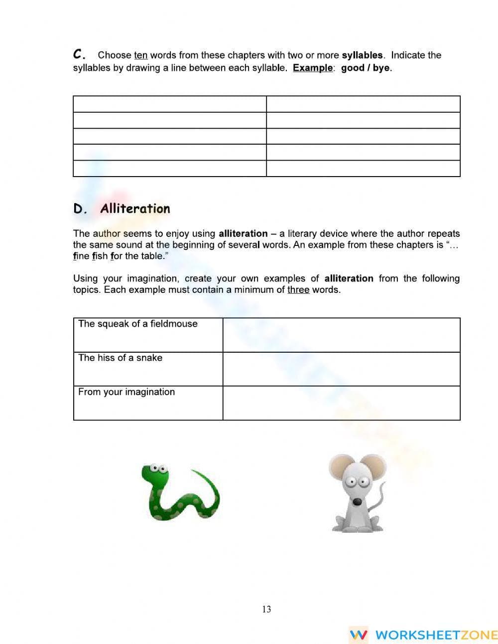 Redwall Novel Study Part 2 Worksheet | Grade 7-10 Essential - Page 4