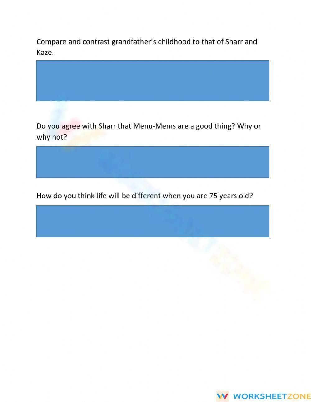 Printable Compare and Contrast Worksheet | Grade 5 ELA - Page 4