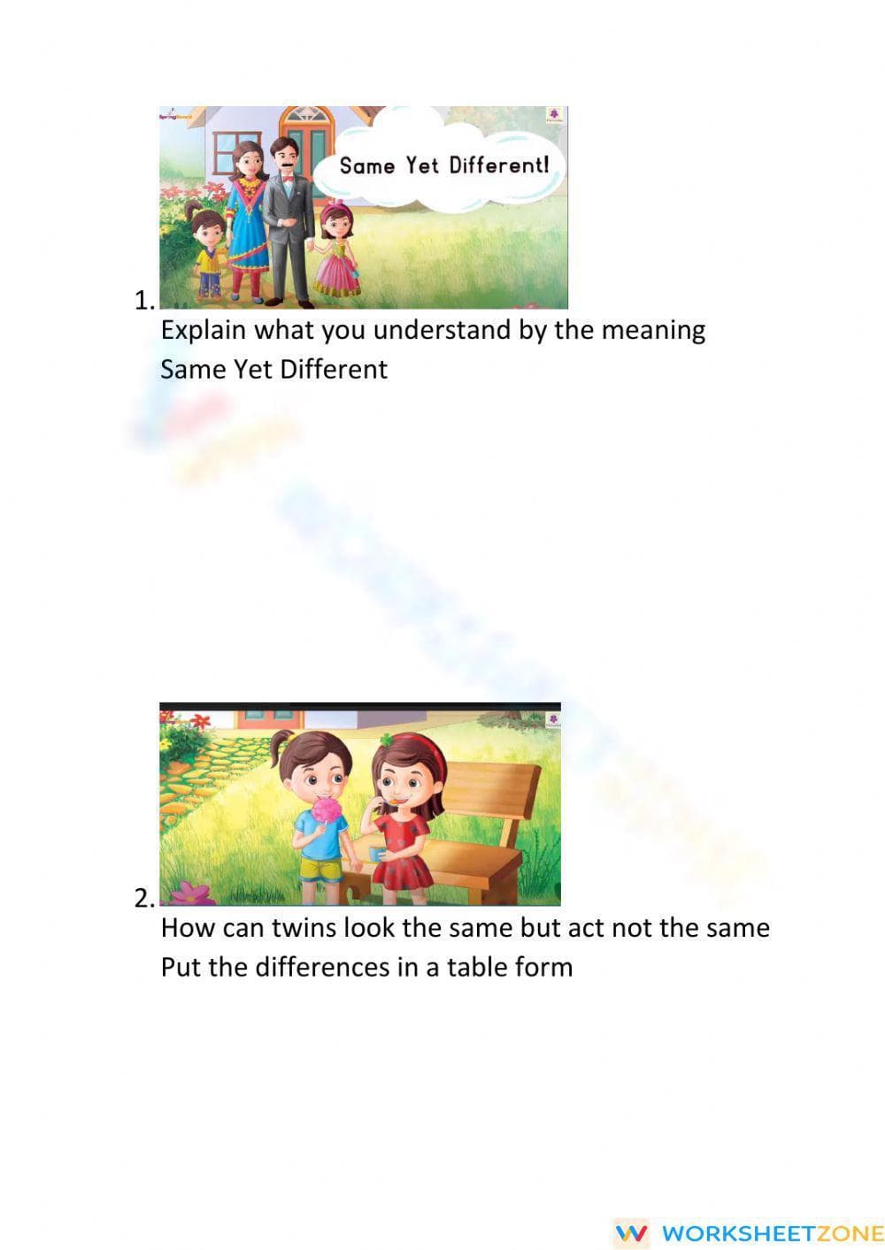 Compare and Contrast Worksheet | Grade 2 Essential ELA - Page 2