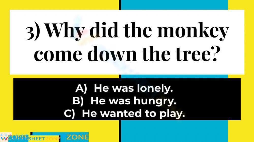 Let's Go to the Circus! Quiz — Printable ELA Worksheet - Page 3