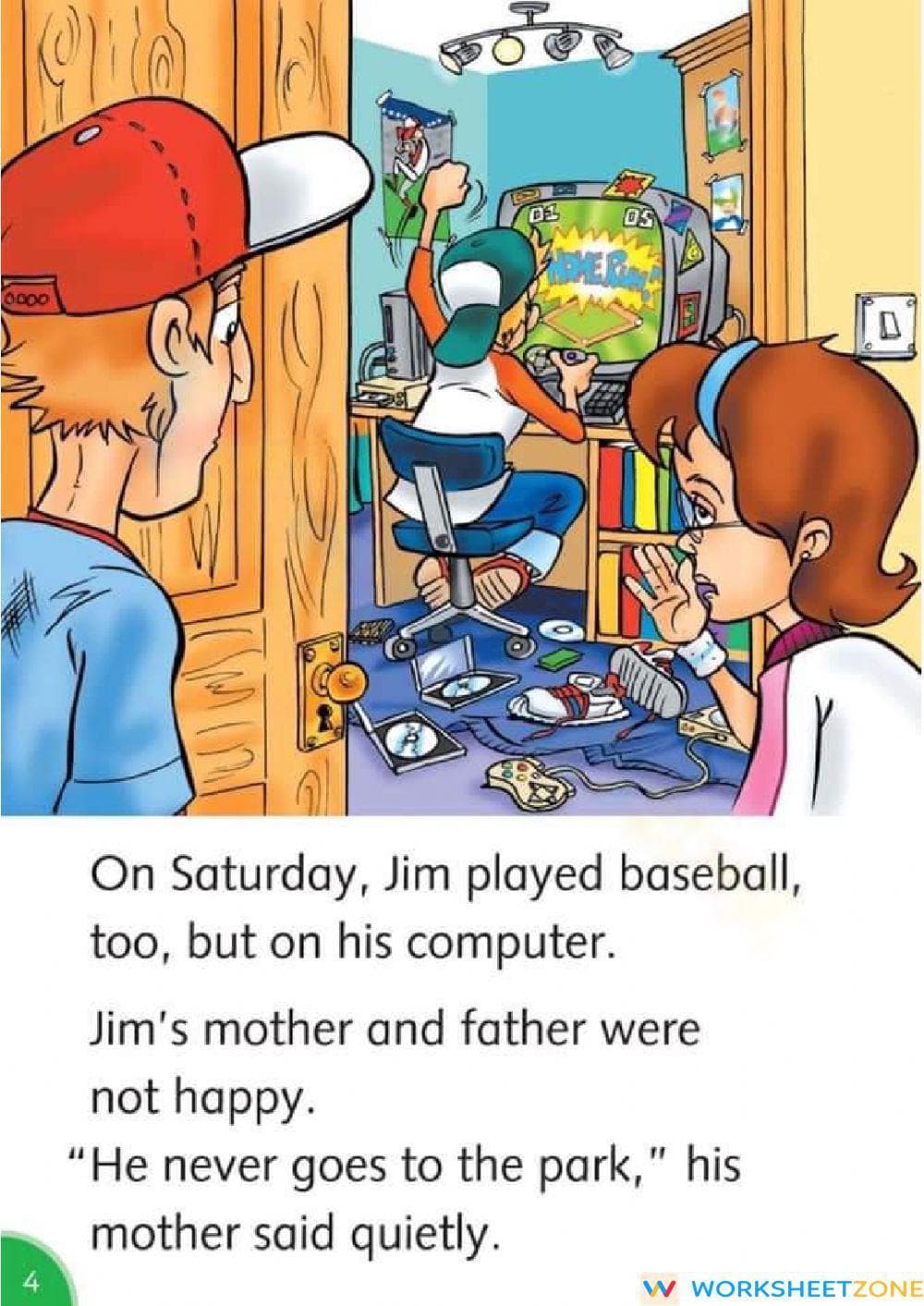Uncle Jerry's Great Idea Reading Worksheet | Grade 2 Ready - Page 4