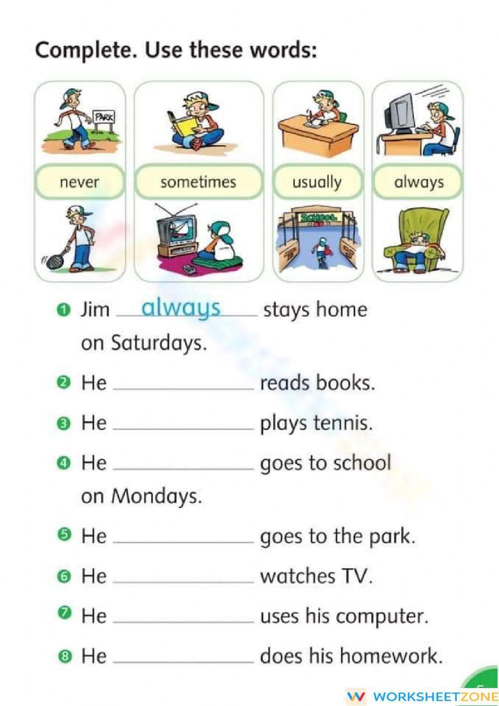 Uncle Jerry's Great Idea Reading Worksheet | Grade 2 Ready - Page 5