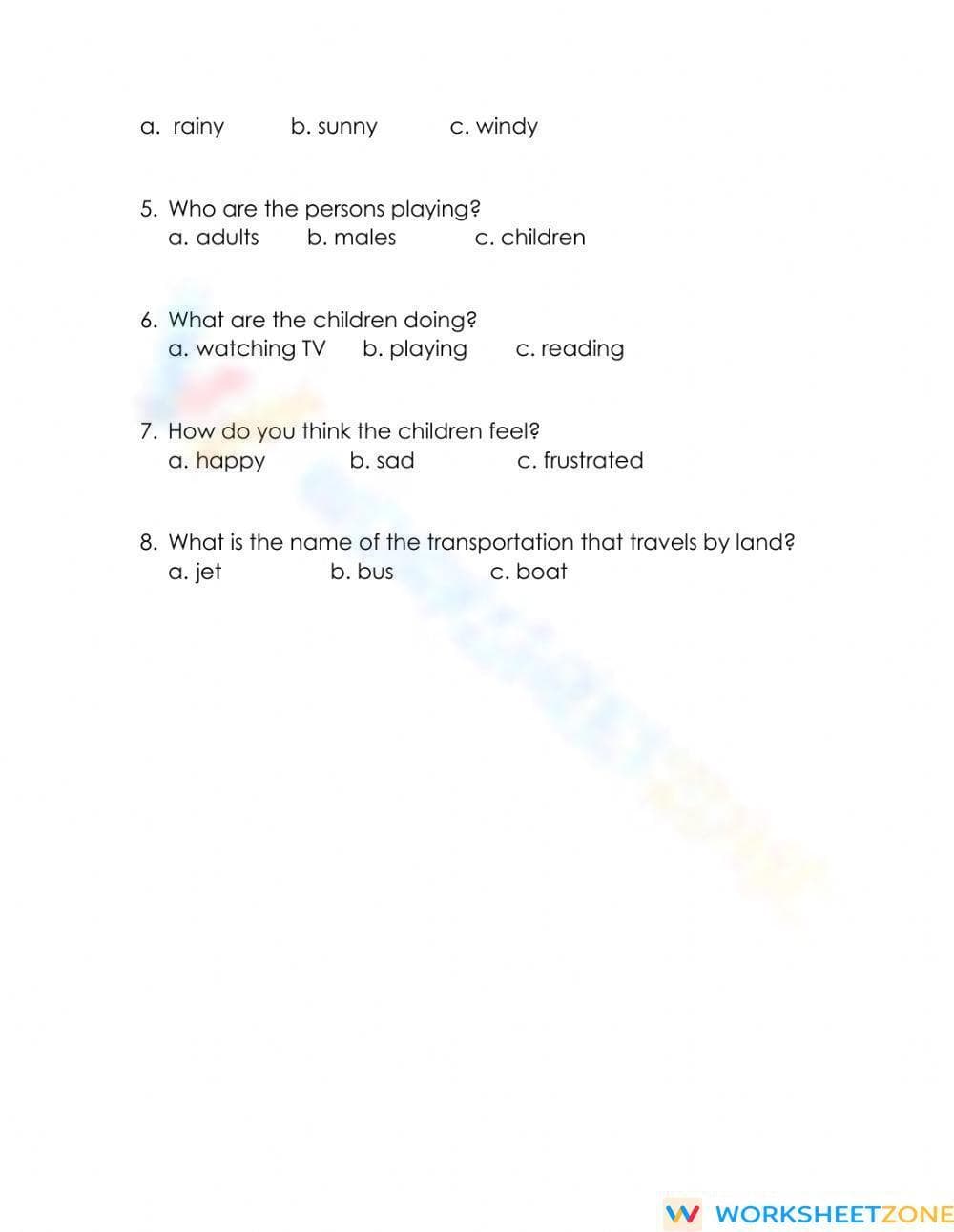 Essential Grade 2 Comprehension & Inference Worksheet - Page 4