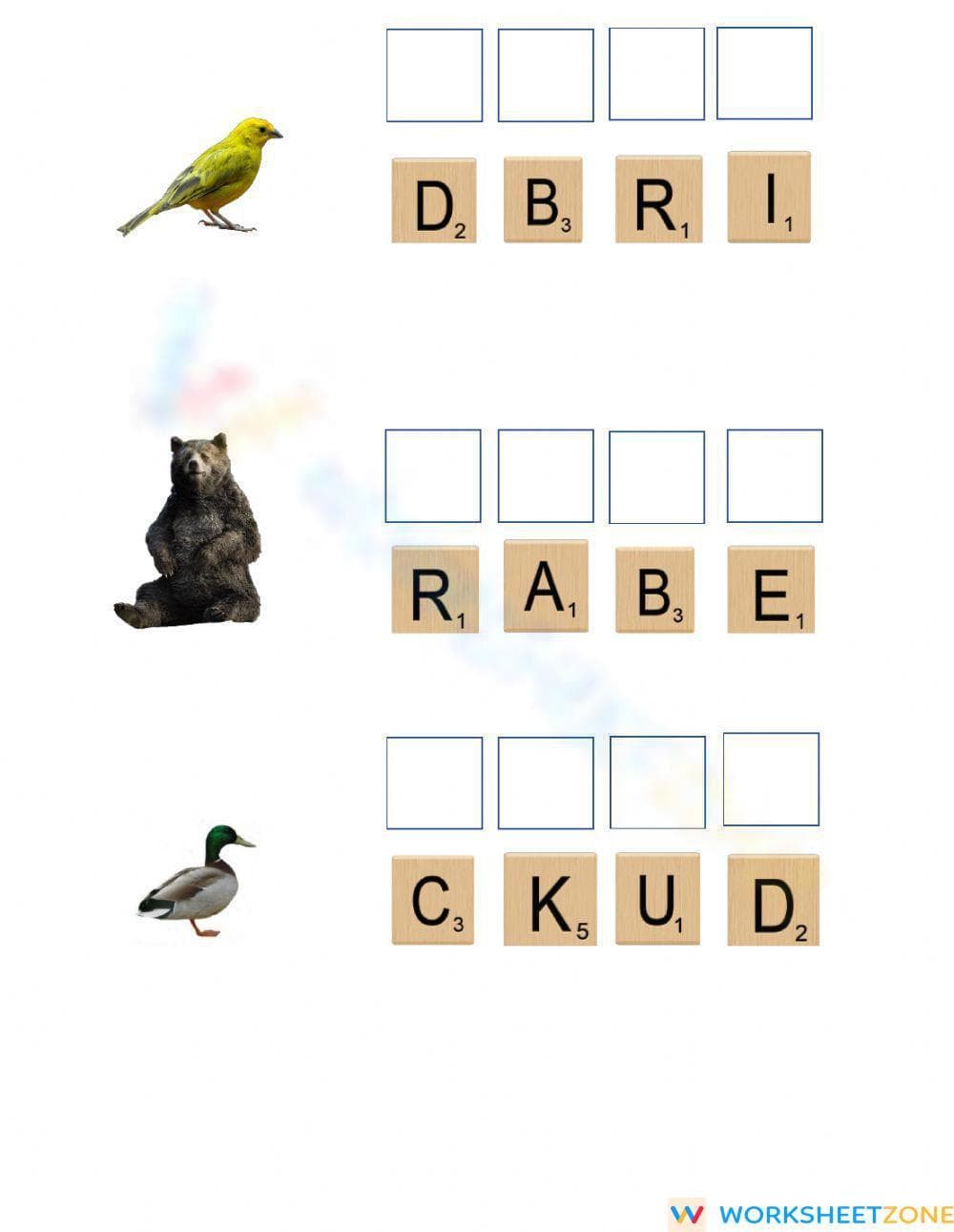 Printable Spelling Worksheet | Grade 1 ELA - Page 2