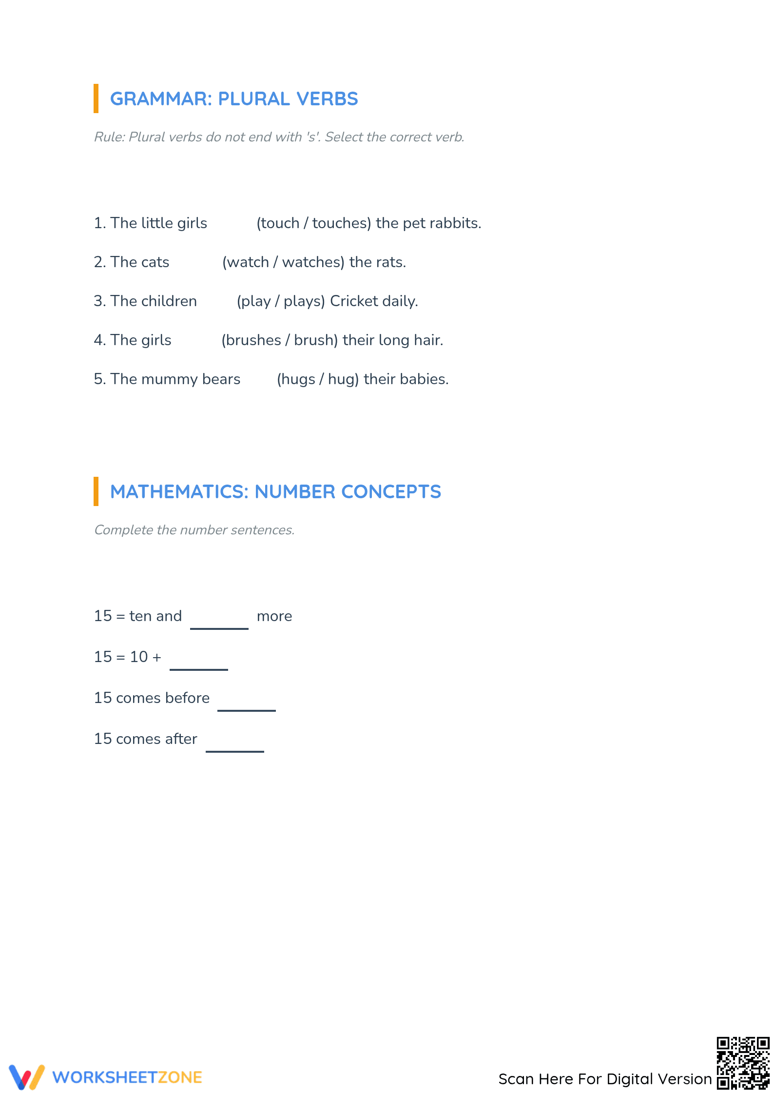 Grade 2 Mixed Skills Review — Printable No-Prep Worksheet - Page 4
