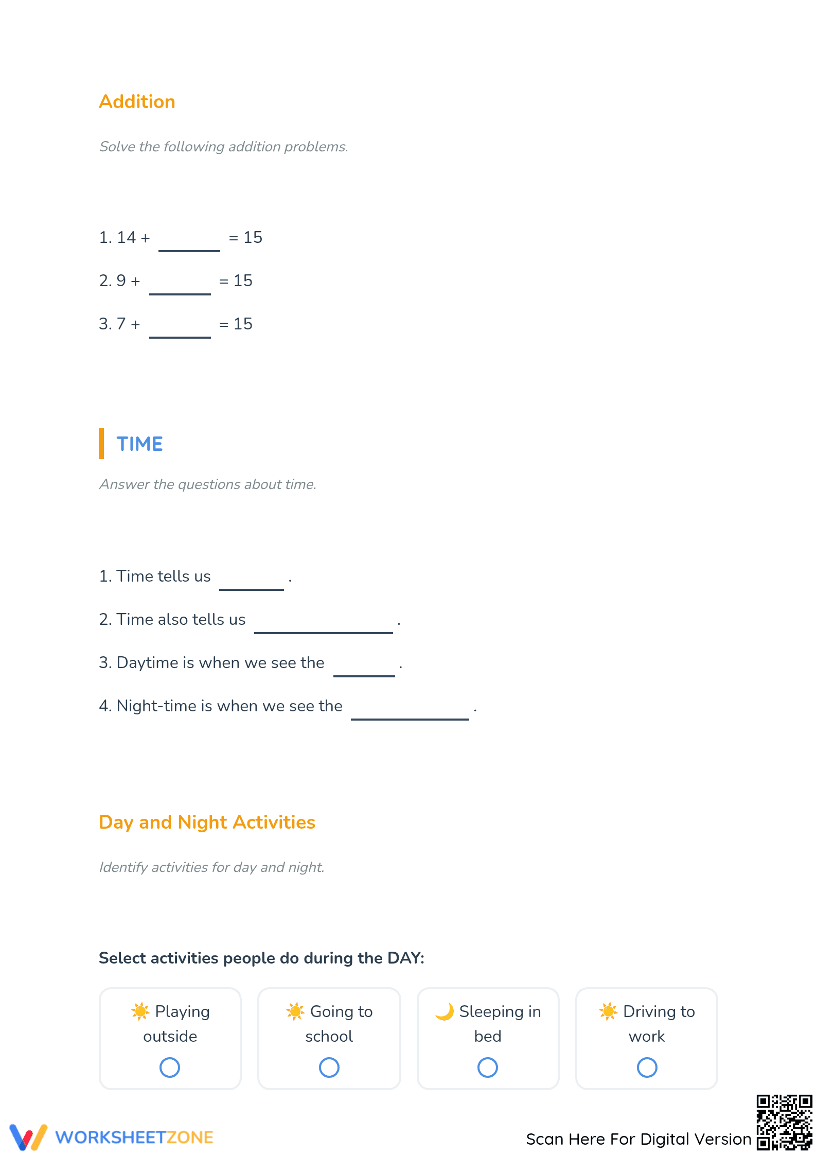 Grade 2 Mixed Skills Review — Printable No-Prep Worksheet - Page 5