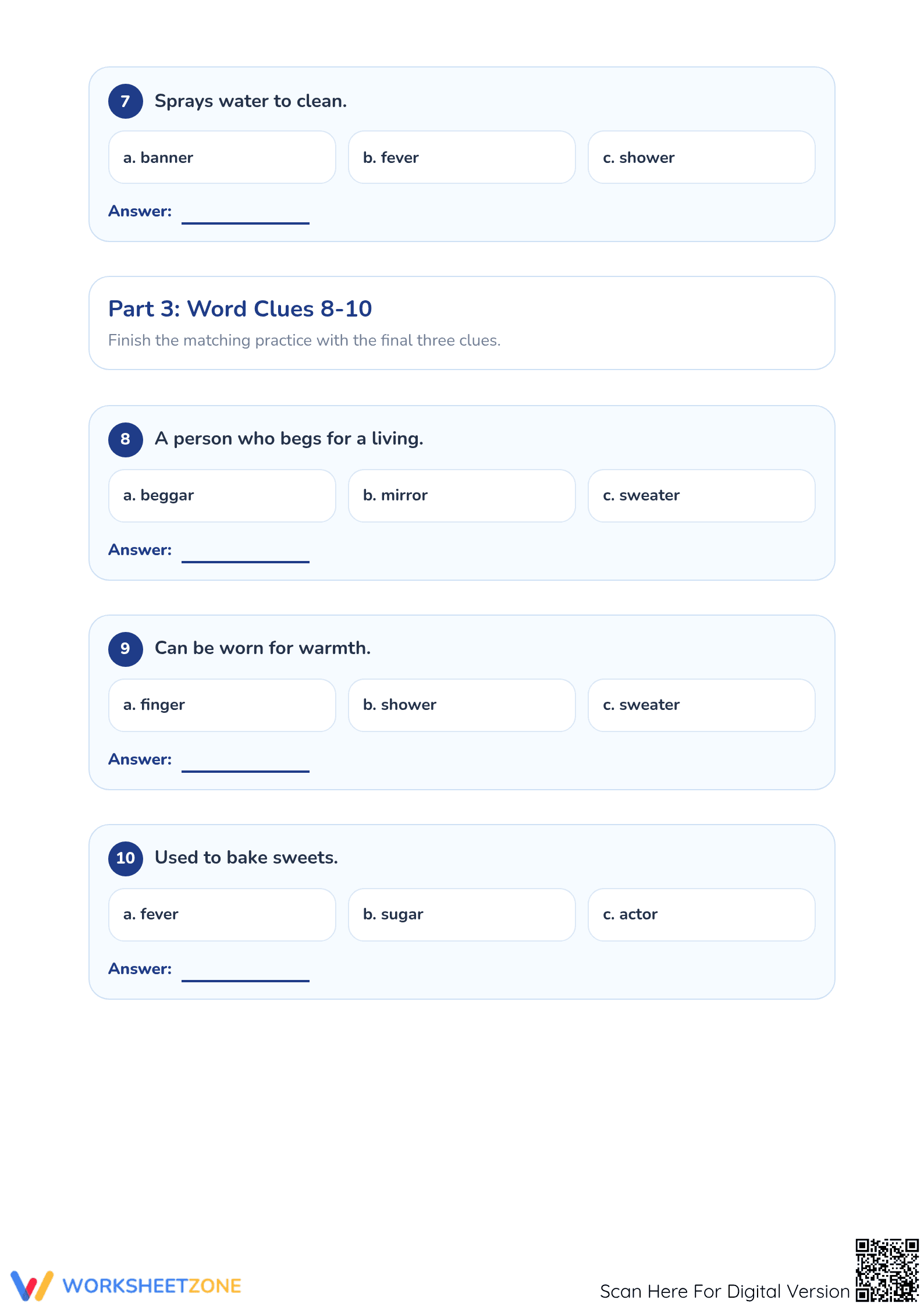 Final Shwa + /r/ Sounds Worksheet | Printable Grade 4 ELA - Page 3