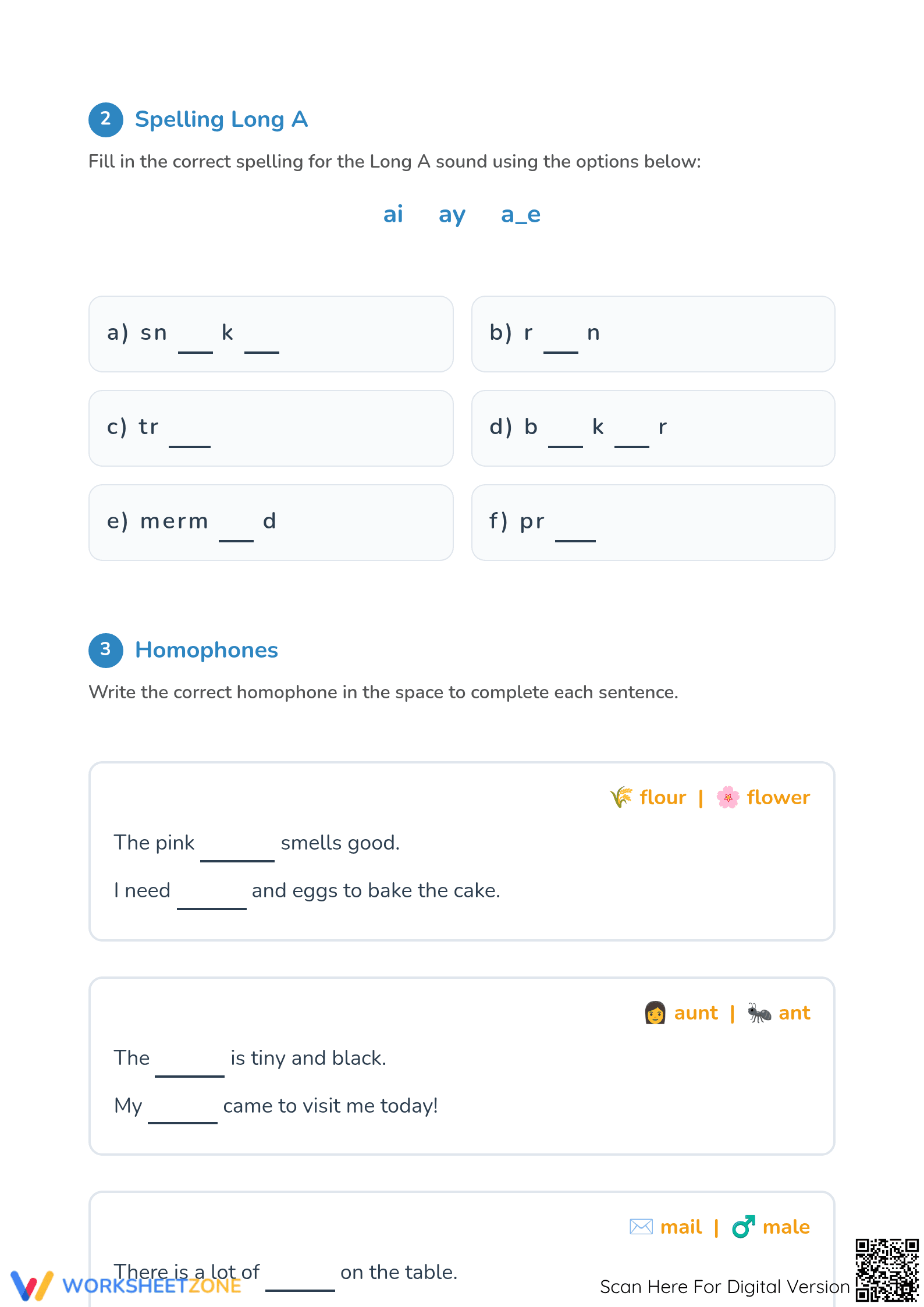 Grade 2 Phonics & Vocabulary Test: CCSS.ELA-LITERACY.RF.2.3 Aligned - Page 2