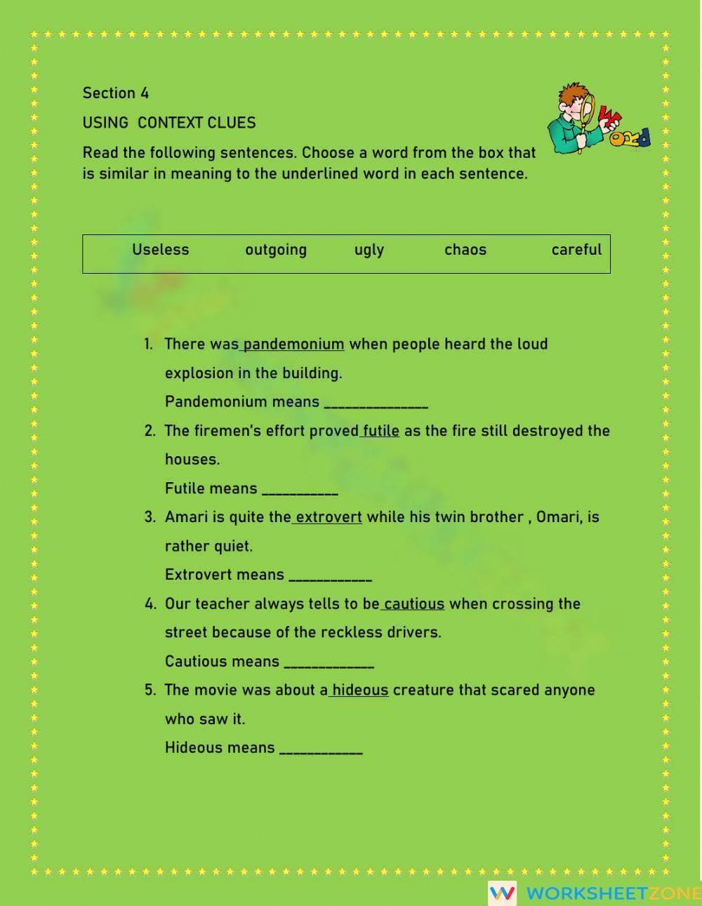 Vocabulary - Page 3