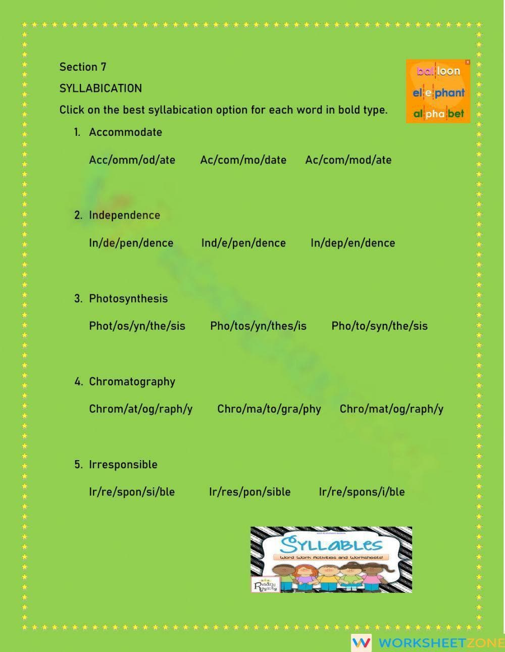 Vocabulary - Page 6