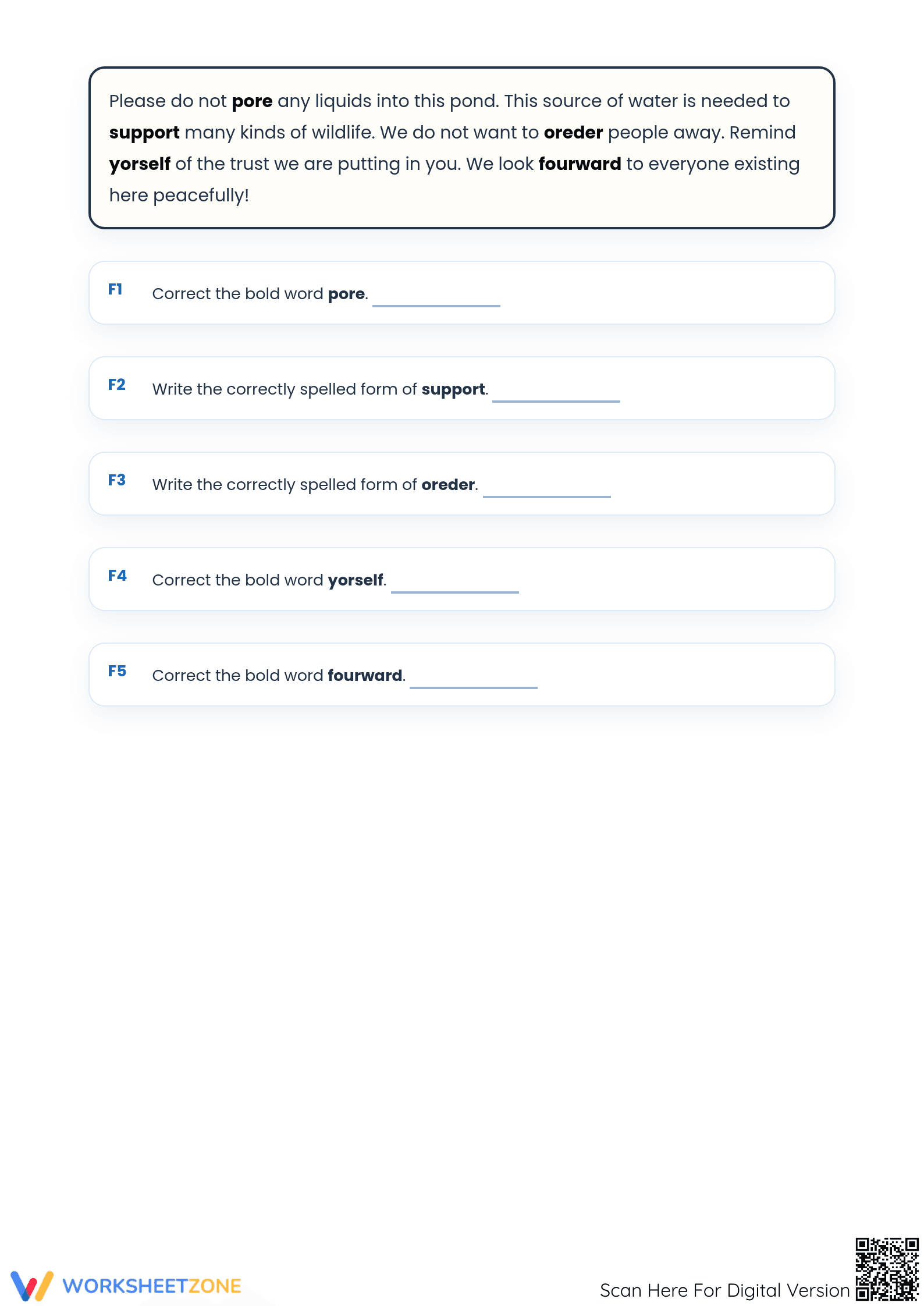 Essential Grade 5 Spelling Exam | Aligned Assessment - Page 5