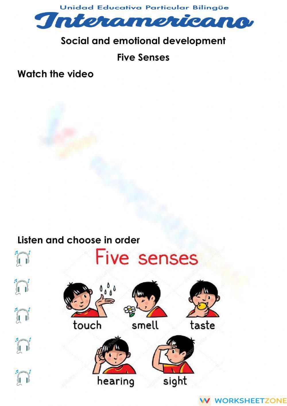 Essential Grade K Weekly Activity Pack | Short U & Senses - Page 2