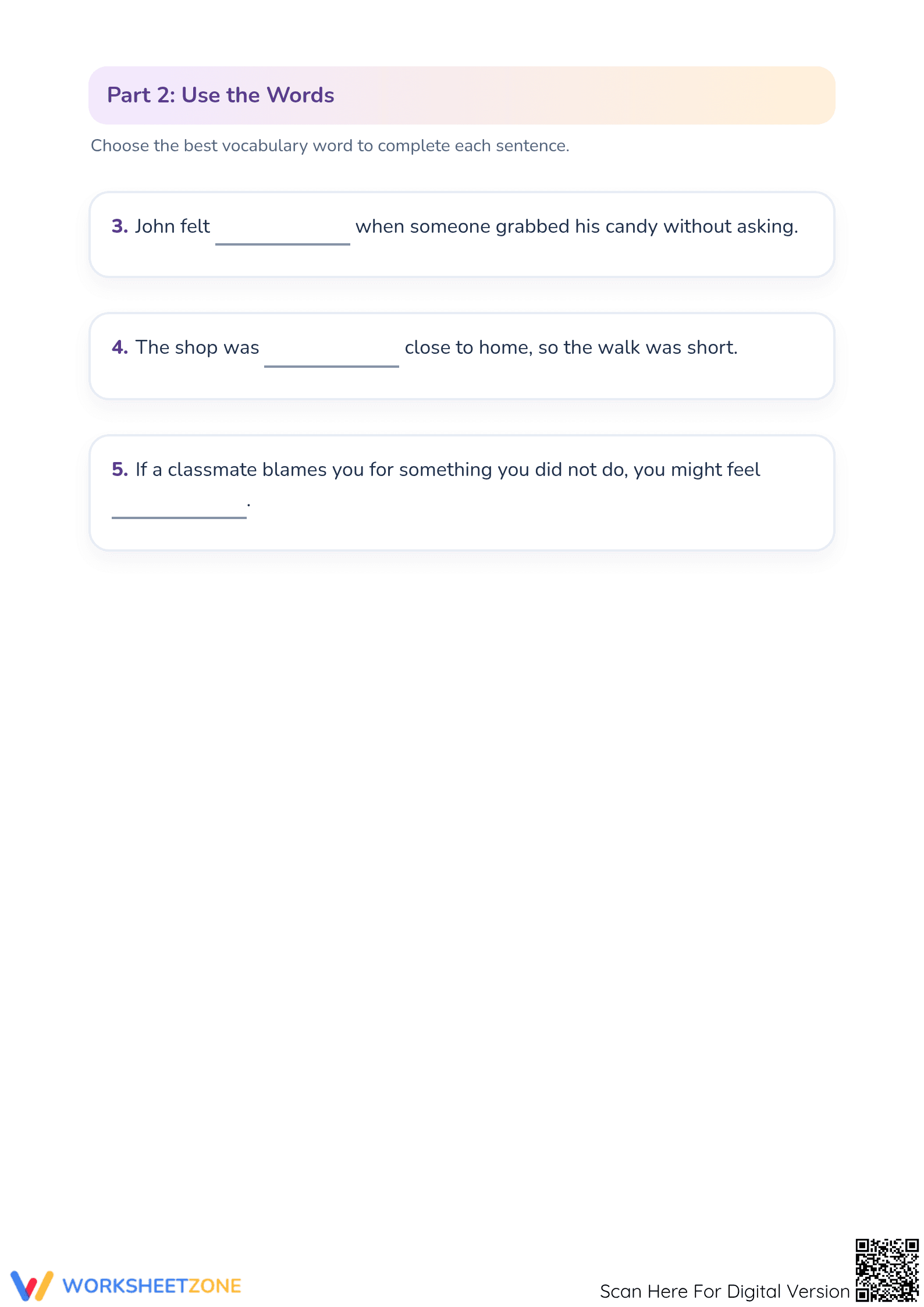 Essential The Chocolate Touch Vocabulary Worksheet | Grade 3 - Page 2