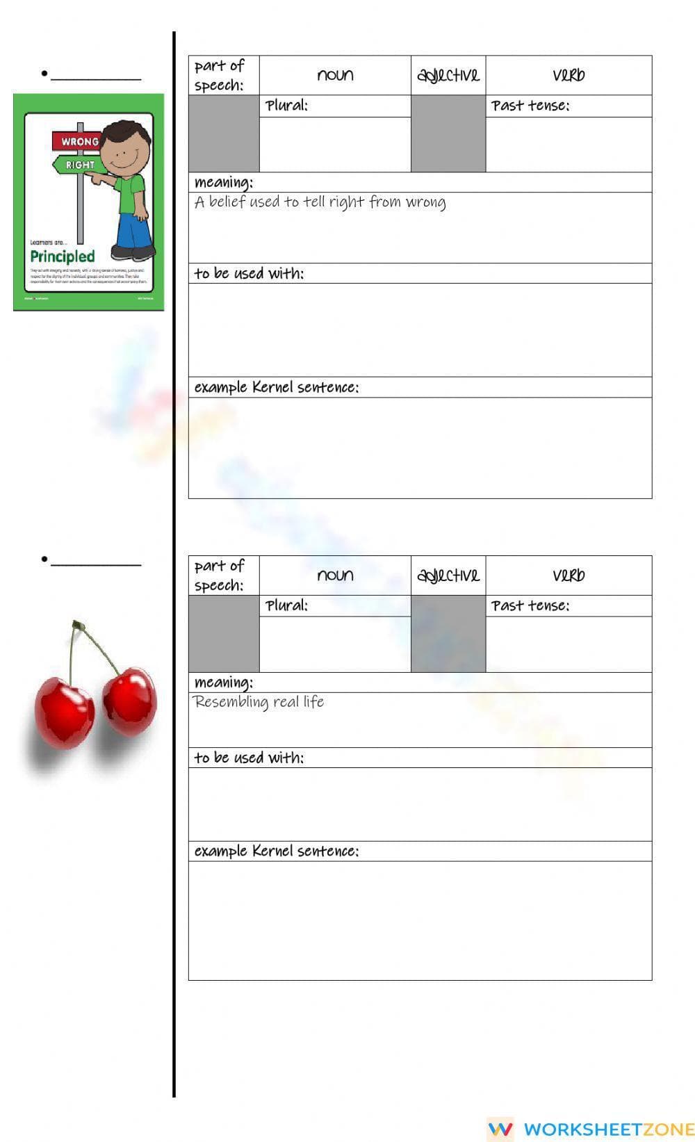 Essential Vocabulary Analysis Worksheet | Grade 6 ELA - Page 4