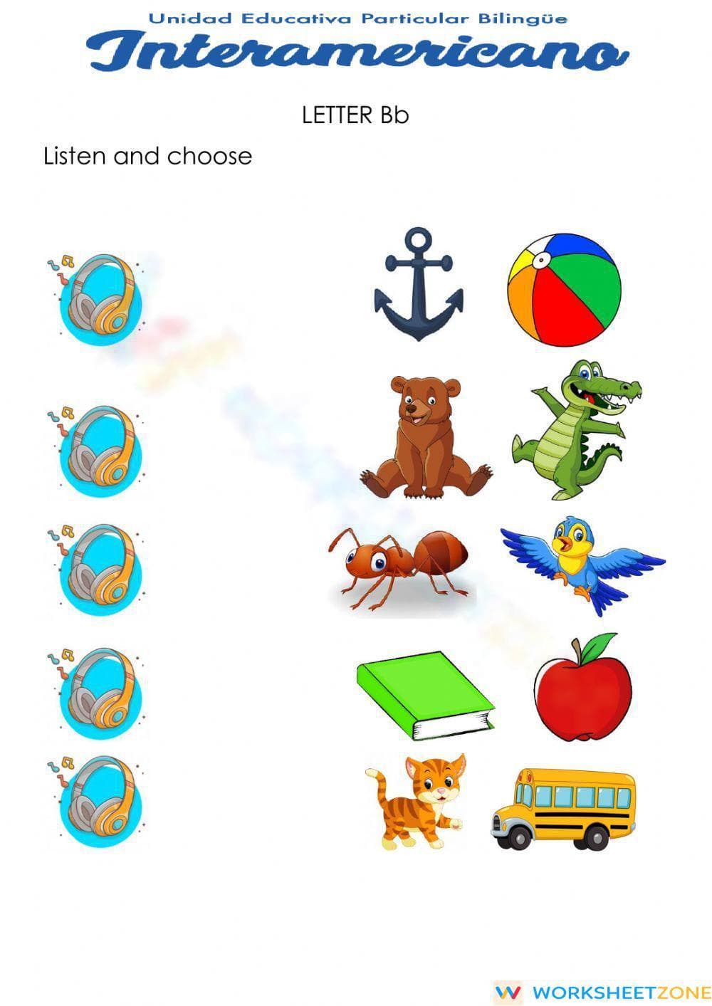 Printable Letter Sounds Worksheet | Kindergarten ELA Guide - Page 2