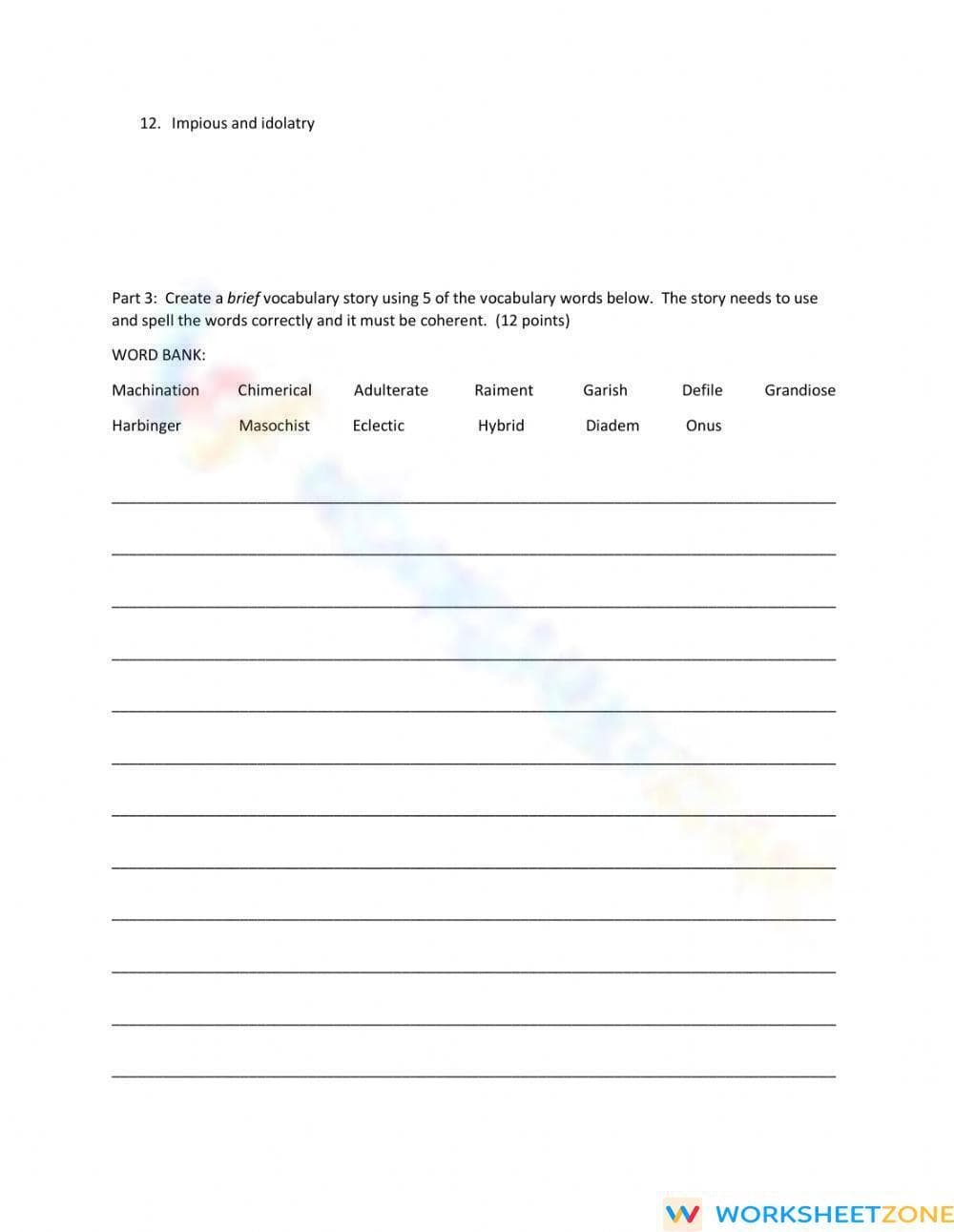 SAT Vocab 9-10 Practice Test | Essential ELA Guide - Page 3