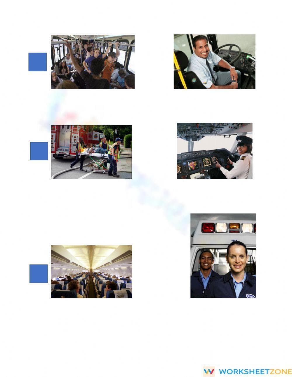 Essential Who Question Match Up | Grade 1 ELA Worksheet - Page 3
