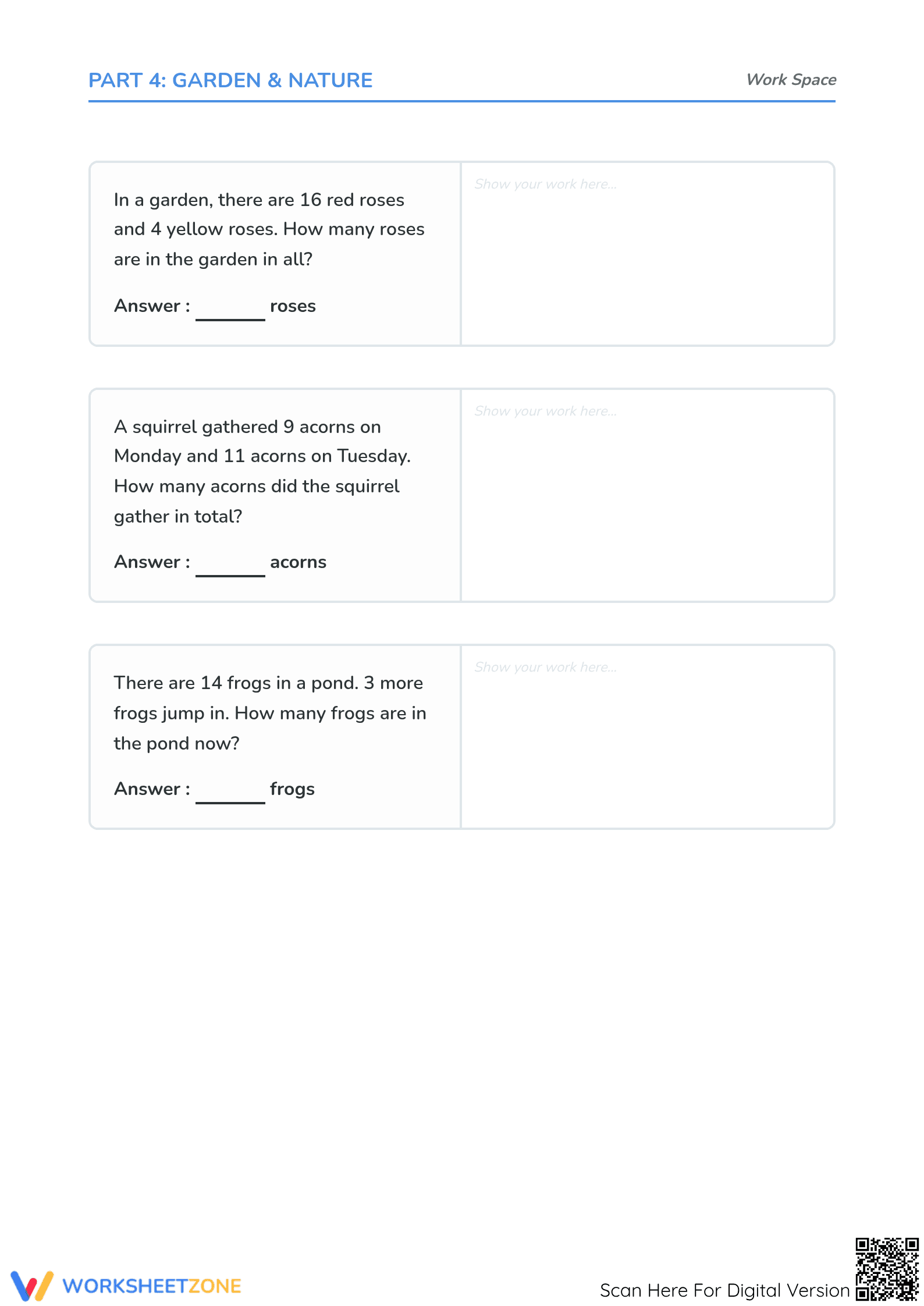 Printable Addition Word Problems for Grade 1 | Aligned - Page 5