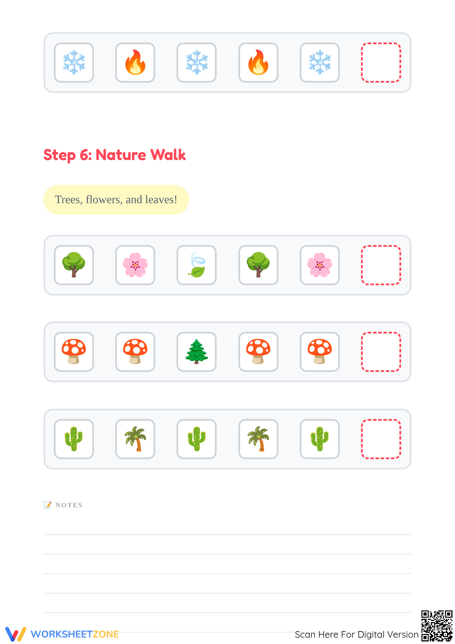 Essential Object Pattern Worksheet | Grade 1 Printable - Page 4