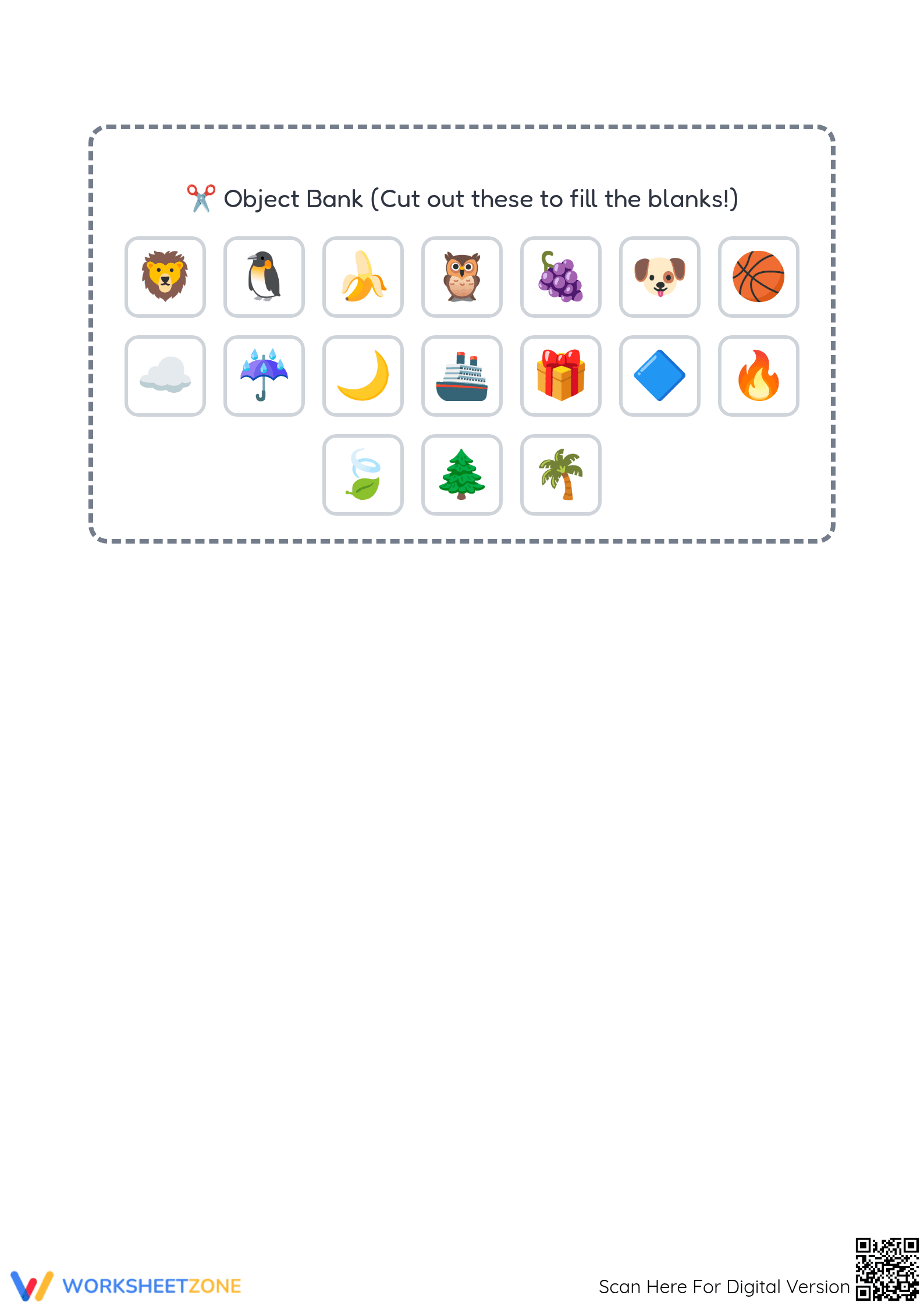 Essential Object Pattern Worksheet | Grade 1 Printable - Page 5