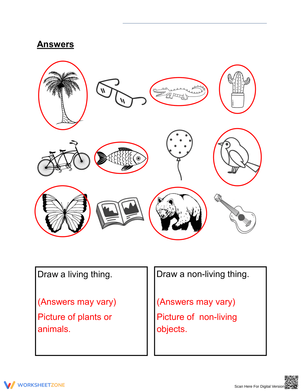 Living Things Worksheet | Grade 1 Essential Science - Page 2