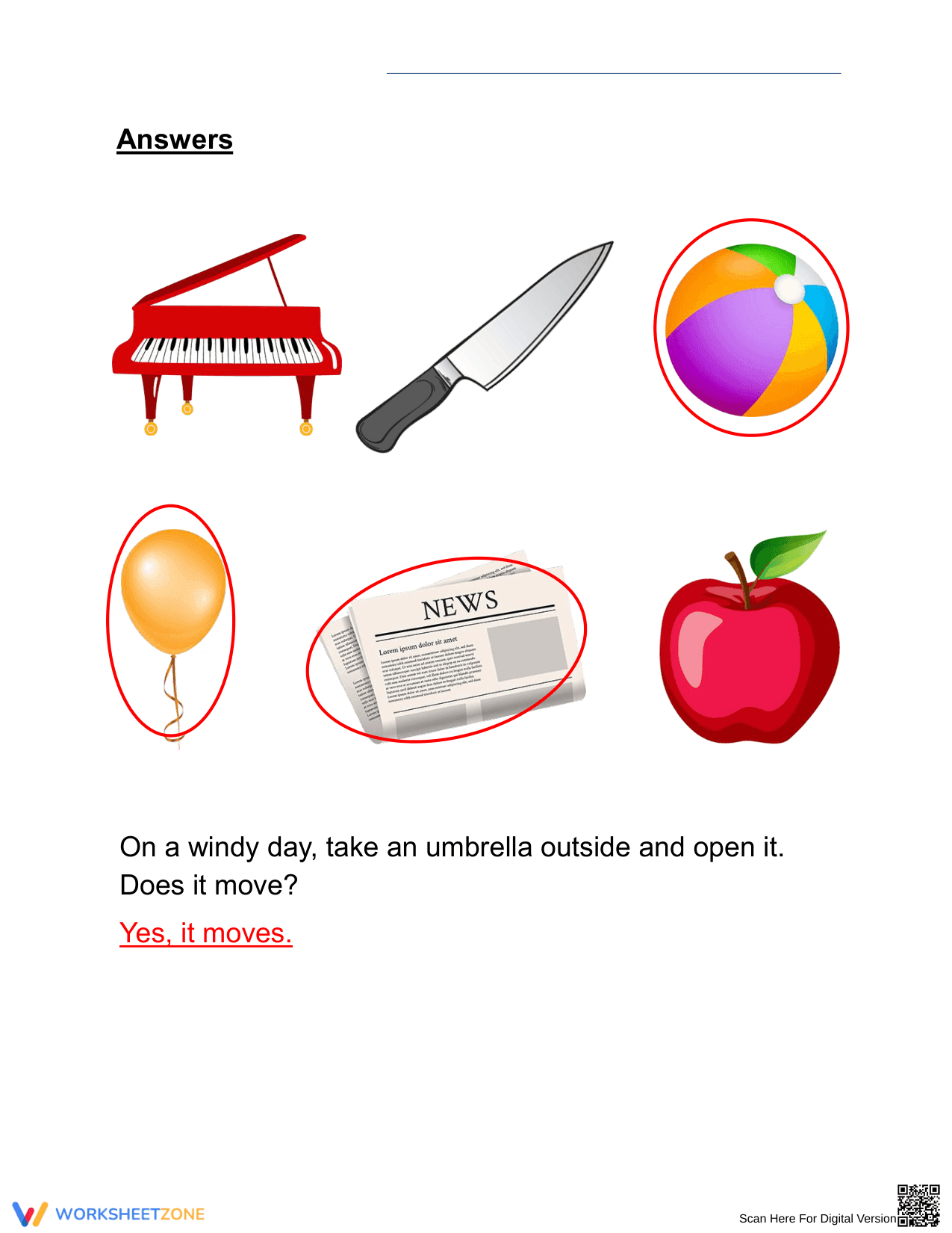 Essential Grade 1 Science: Objects Moved by Wind - Page 2