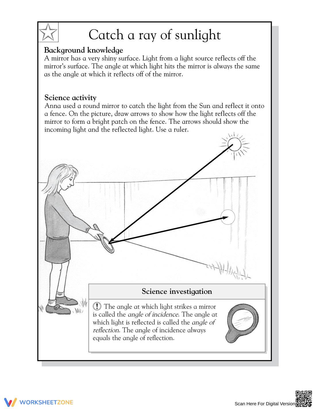 Catch a Ray of Sunlight: Essential Reflection Worksheet - Page 2