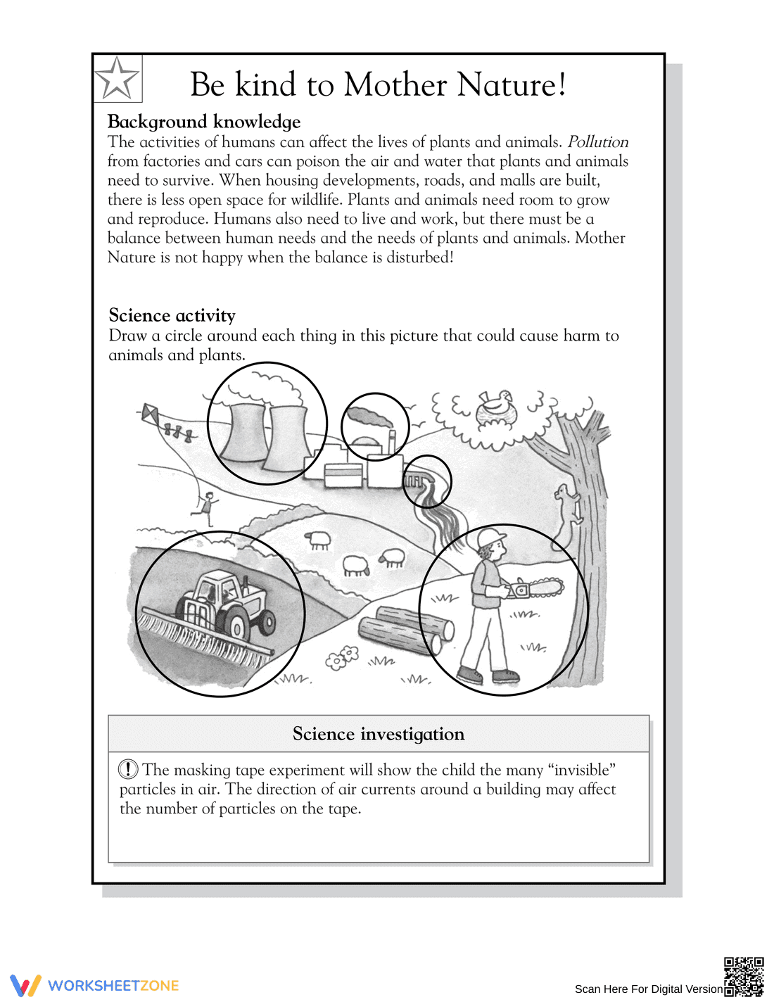 Grade 4 Environment — Printable No-Prep Worksheet - Page 2