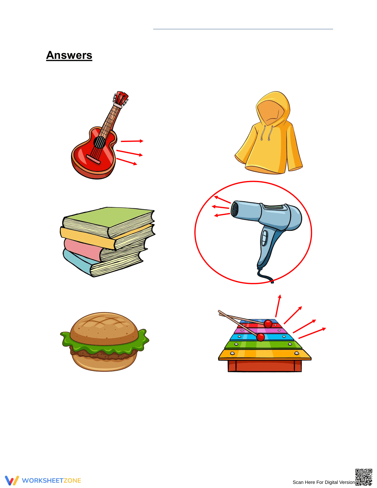 Grade 1 Sound Energy — Printable No-Prep Worksheet - Page 2
