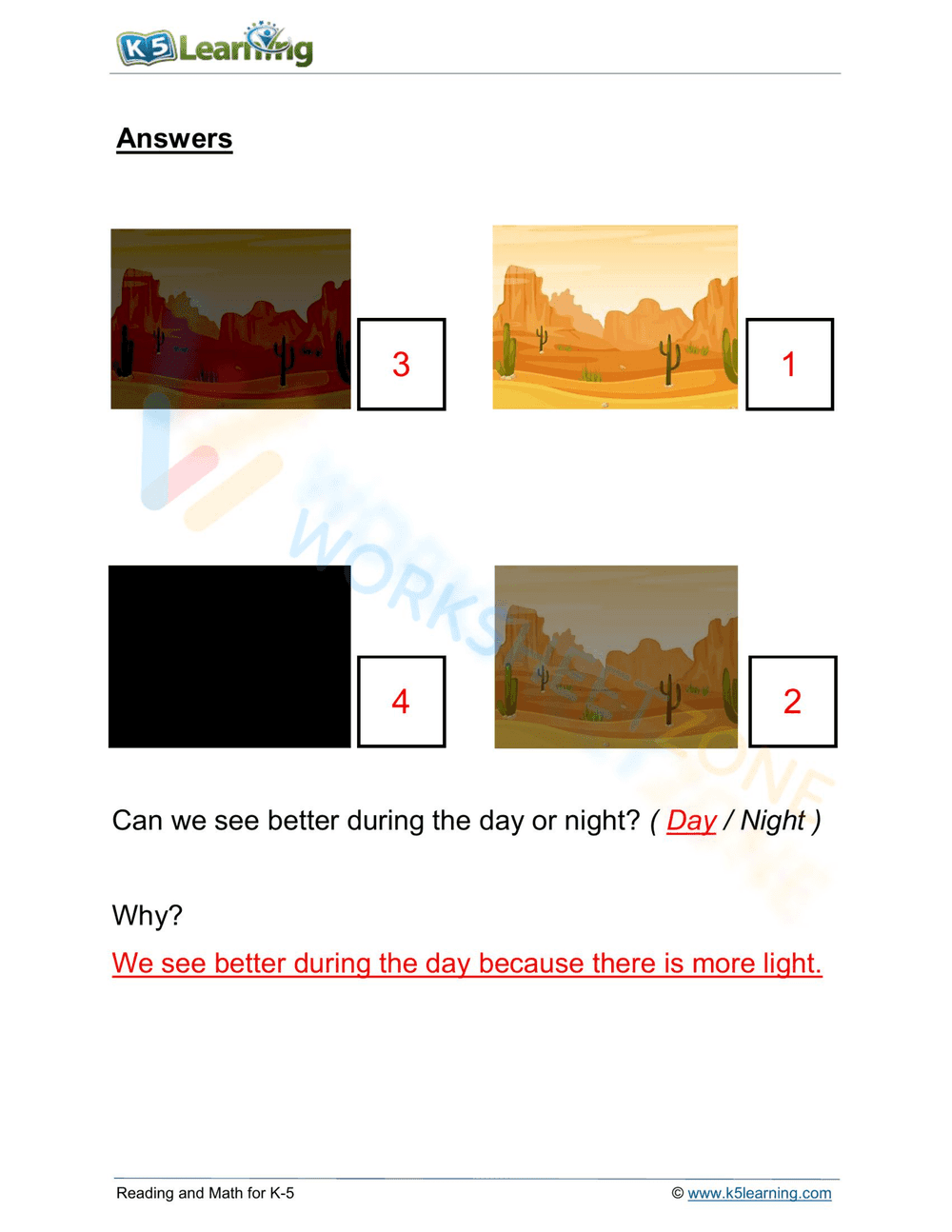 Grade 1 Science: Light & Vision — Printable No-Prep Resource - Page 2