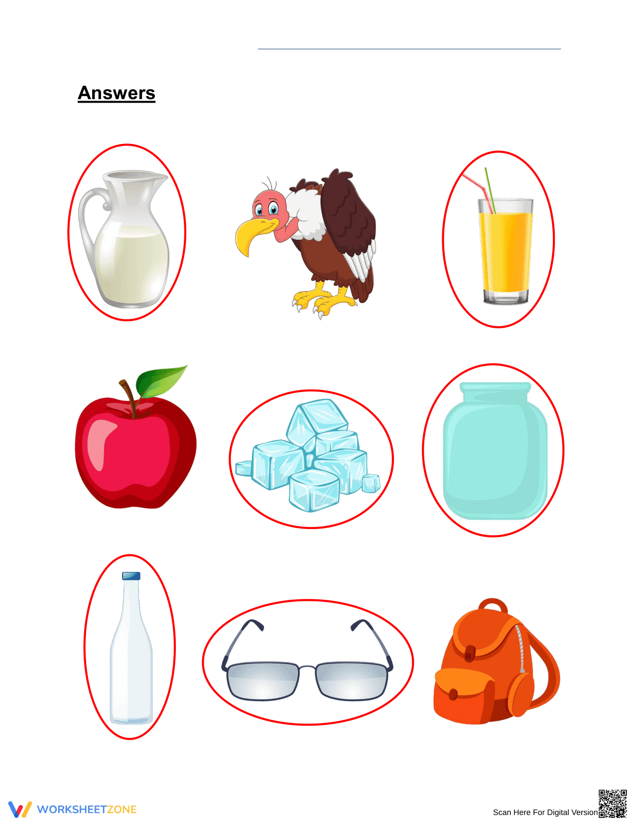 Grade 1 Transparency — Printable No-Prep Worksheet - Page 2