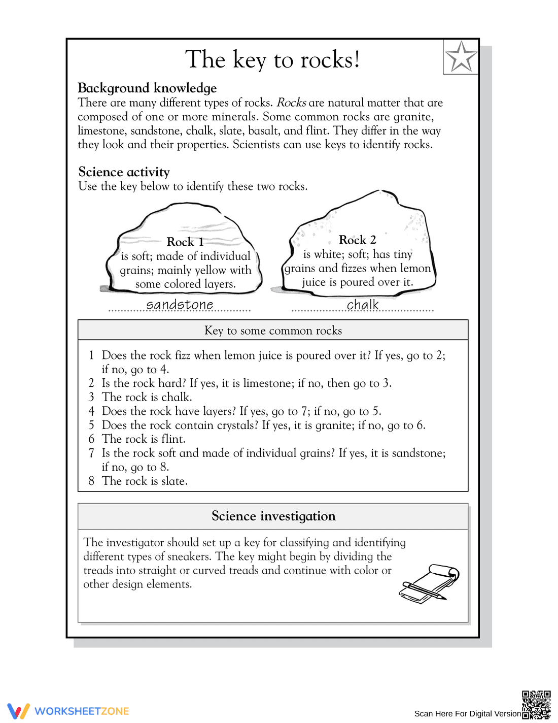 Types of Rocks Worksheet | Grade 5 Essential Science - Page 2