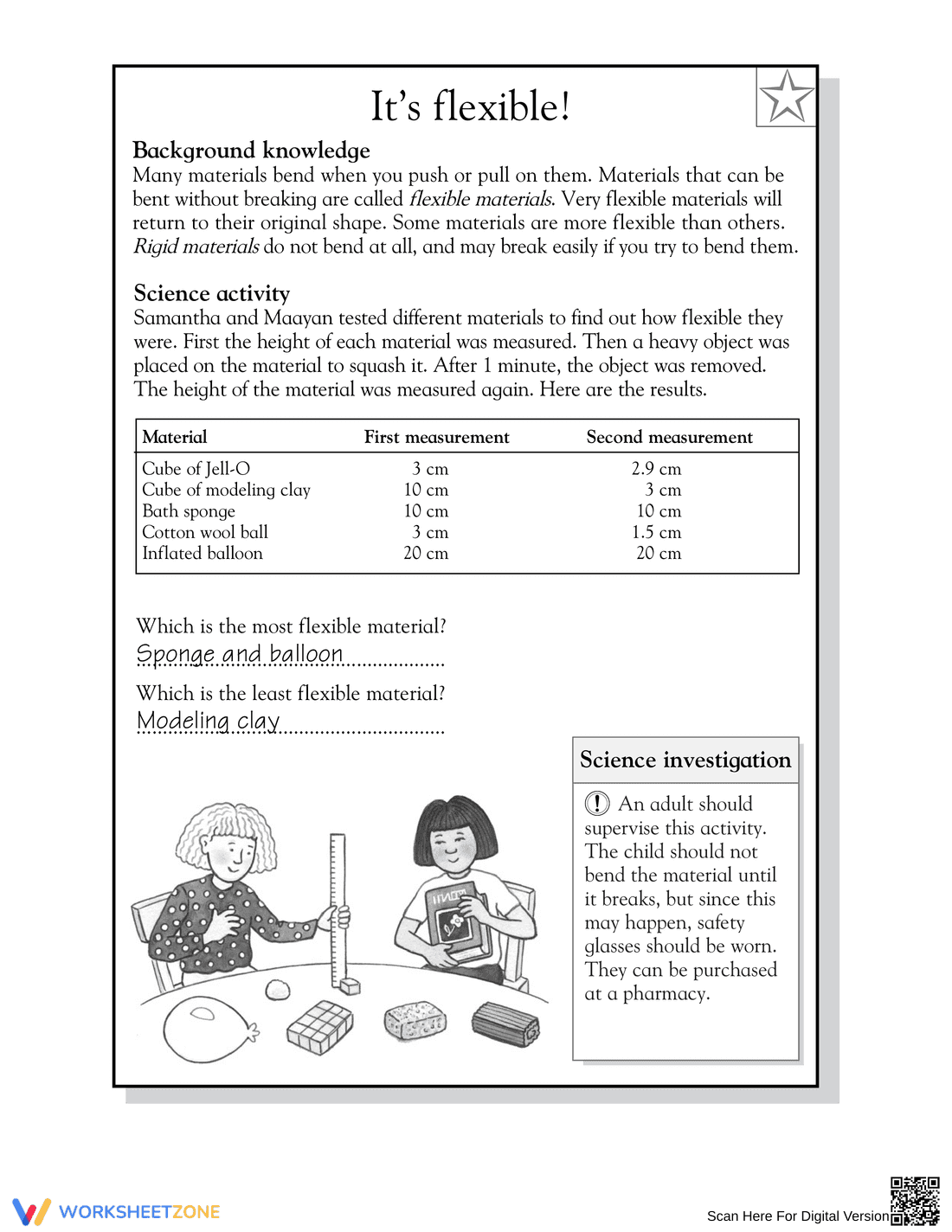 Essential Grade 4 Science: Properties of Flexible Materials - Page 2