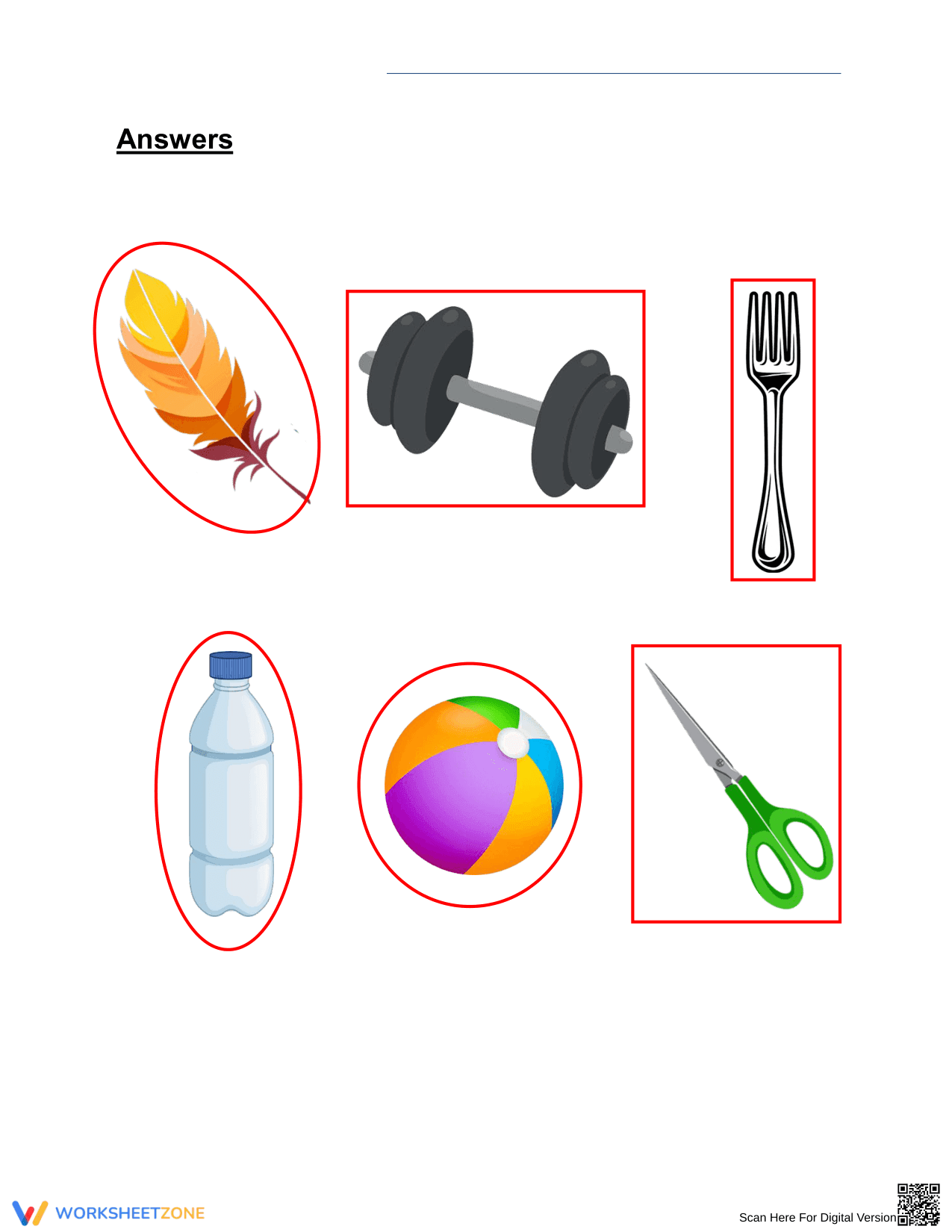 Identifying Sink Or Float Objects Activity - Page 2