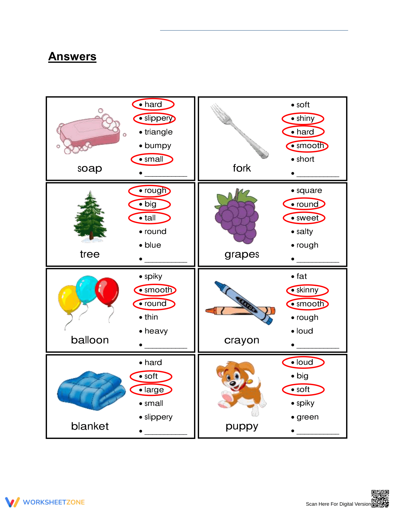 Essential Grade 2 Observable Properties Science Worksheet - Page 2