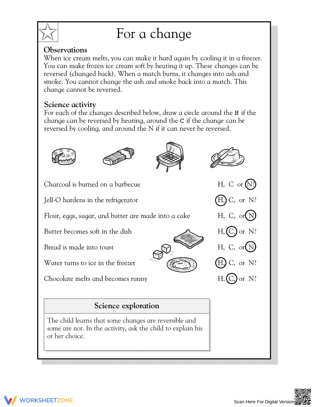 Reversible Changes Worksheet | Essential Grade 2 Science - Page 2