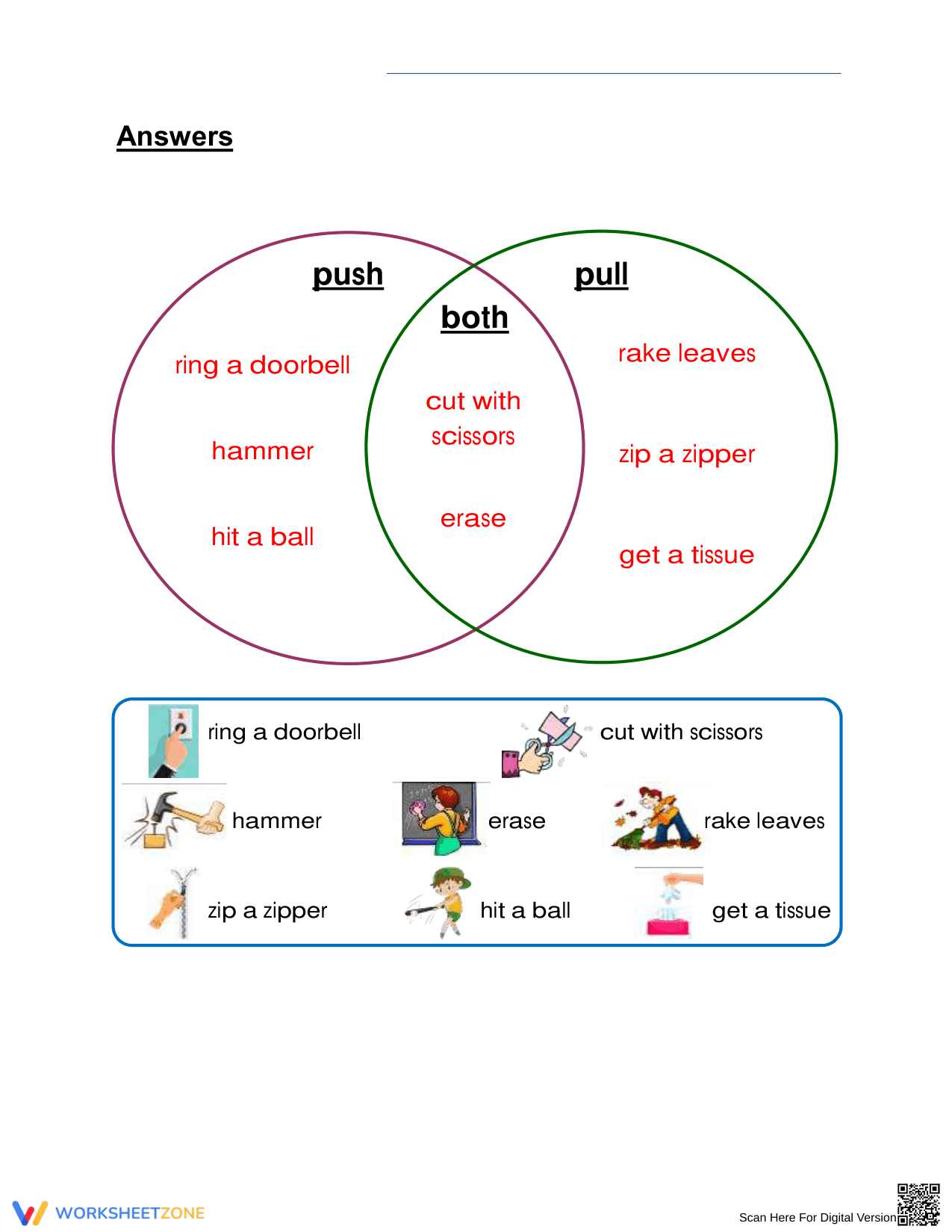 Printable Push, Pull, or Both? Worksheet | Grade 2 Science - Page 2
