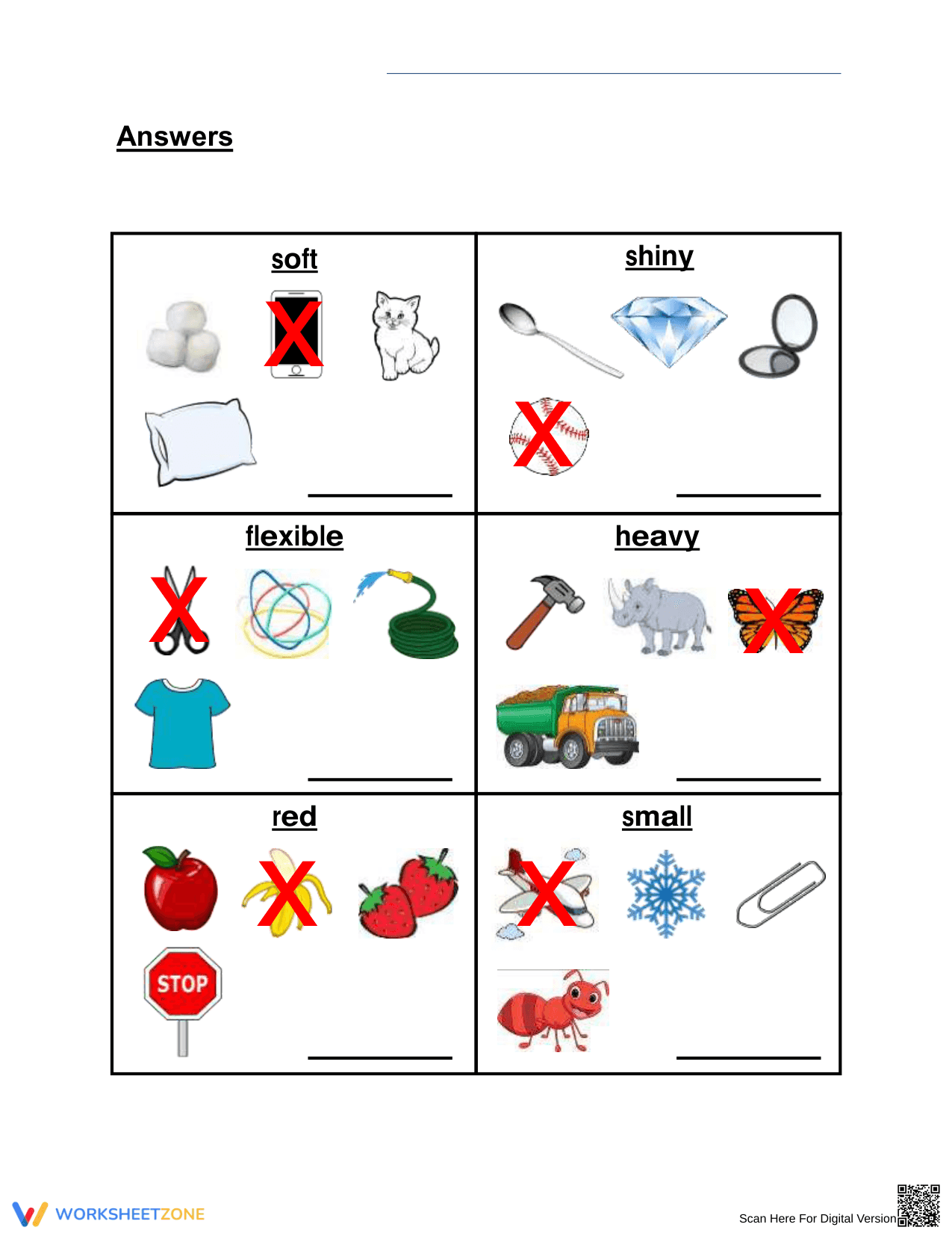 Printable Material Properties Worksheet | Grade 2 - Page 2