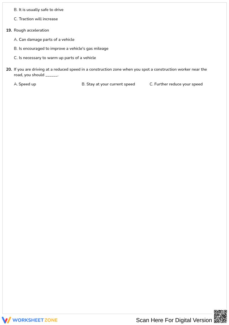 Free printable Ohio CDL Tanker Vehicles worksheet part 2 - Page 3