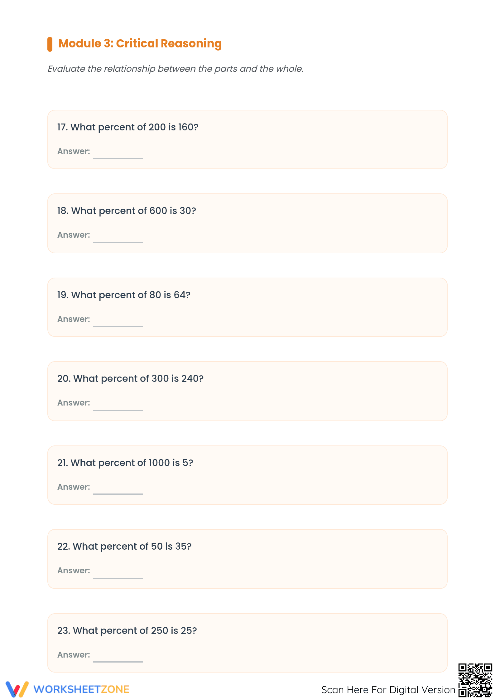 Essential Percent Calculations Worksheet | Grade 6-8 Aligned - Page 4