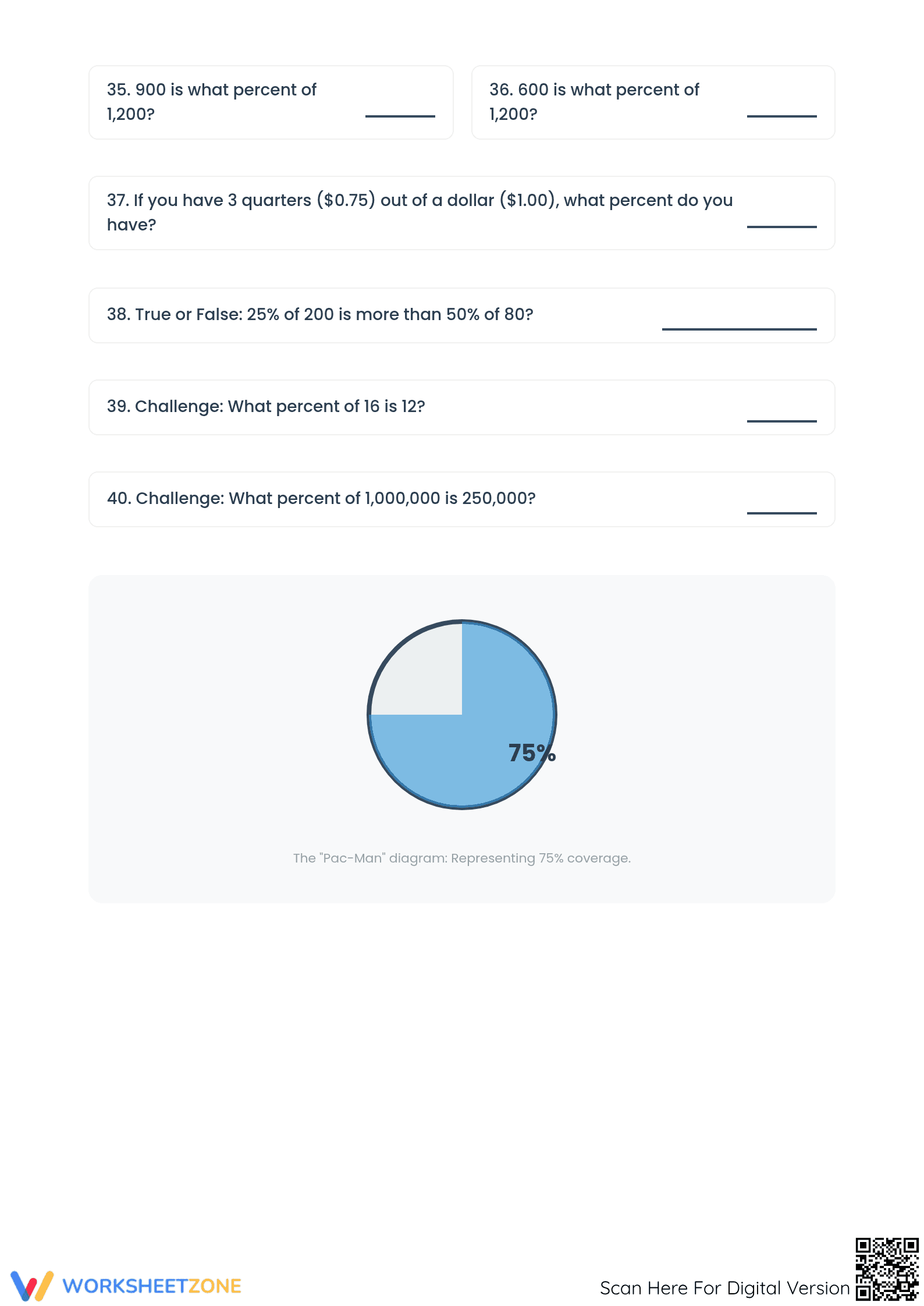 Essential Percent Calculations Worksheet | Grade 6 Math - Page 4